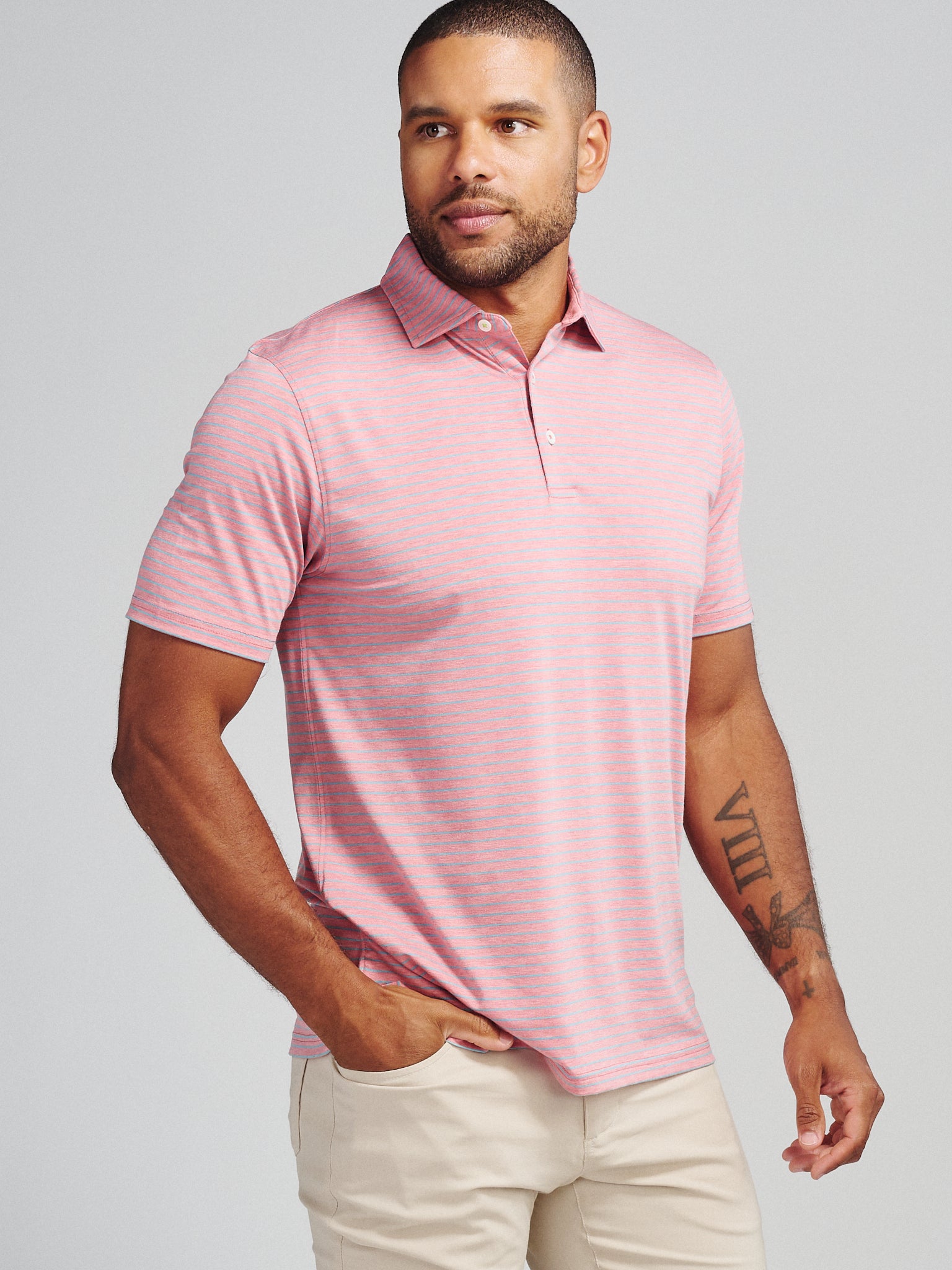 Short Sleeve Classic Fit Mexico Performance Polo