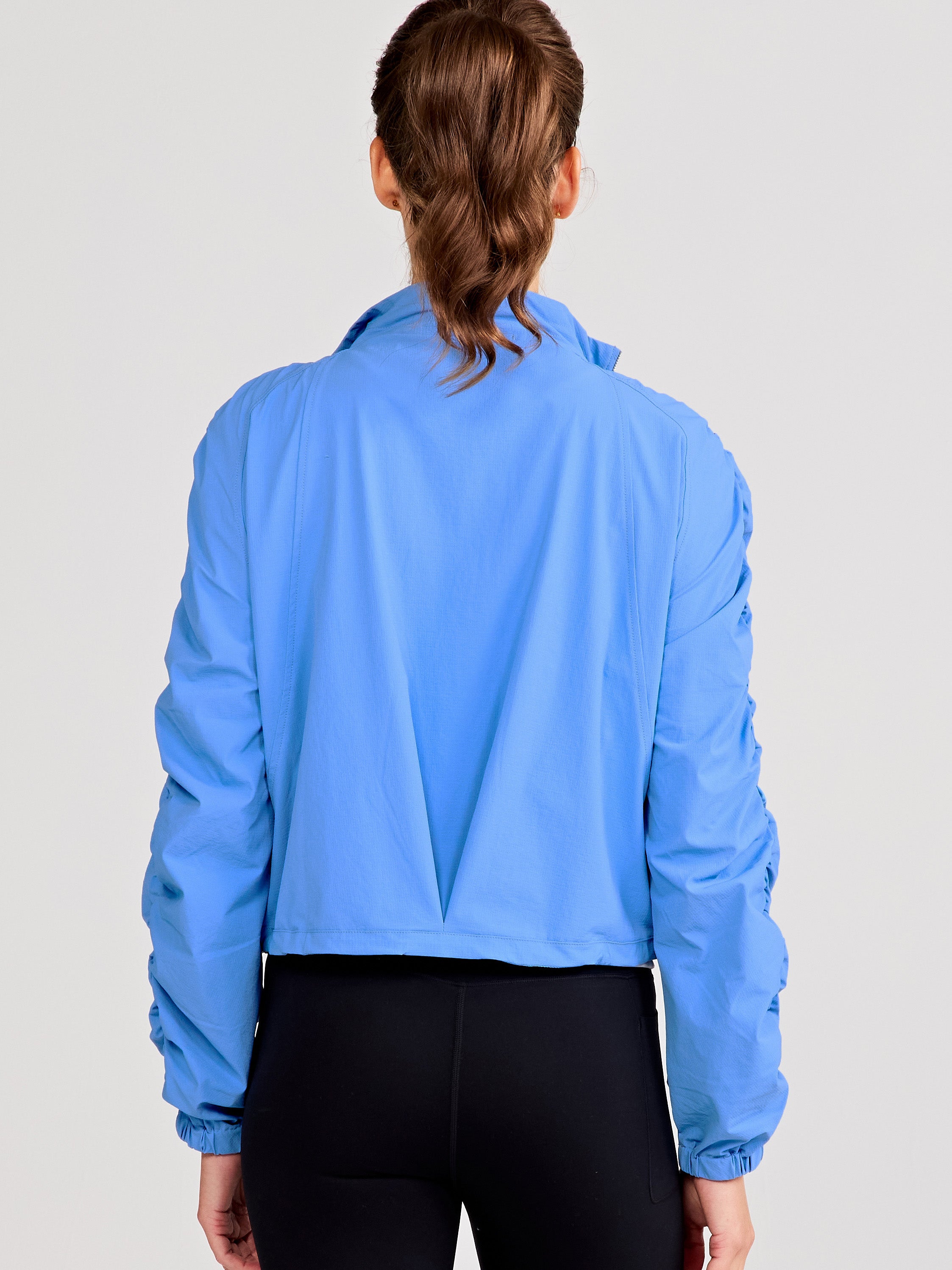 Jet Set Ruched Windbreaker - tasc Performance (BlueTopaz)