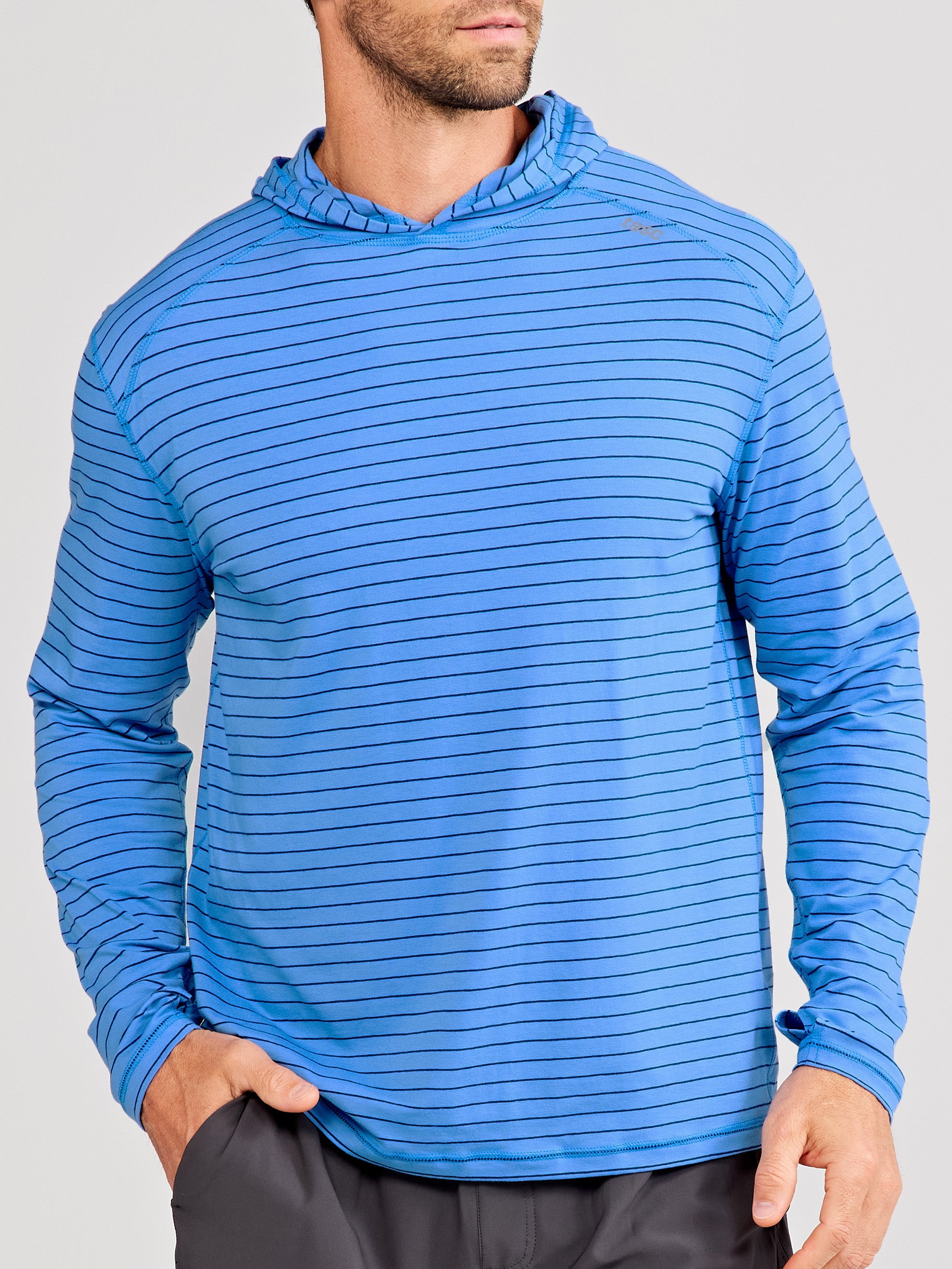 Carrollton LS Hood - tasc Performance (BlueTopazMarineBlue)