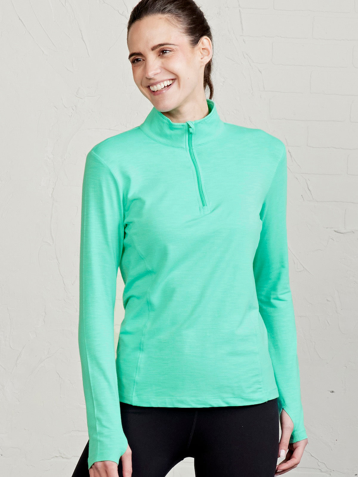 Recess Quarter Zip - tasc Performance (SeaGreen)