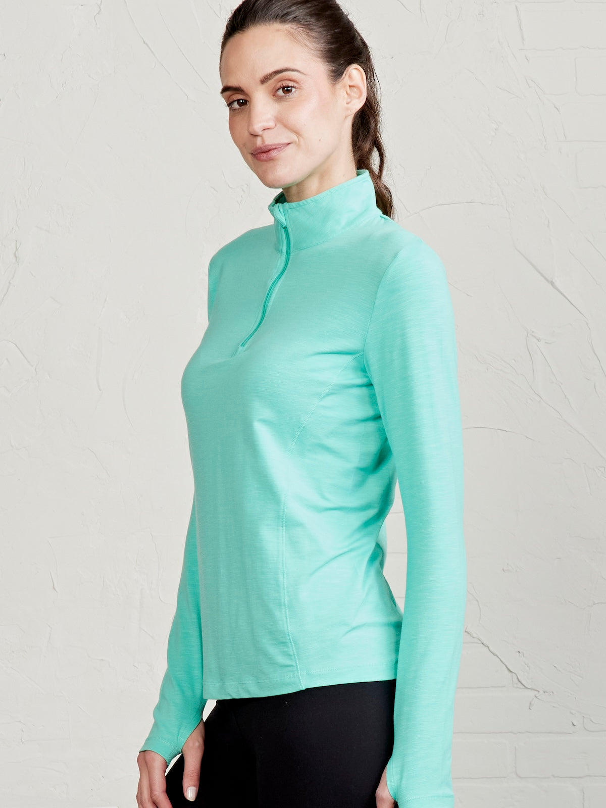 Recess Quarter Zip - tasc Performance (SeaGreen)