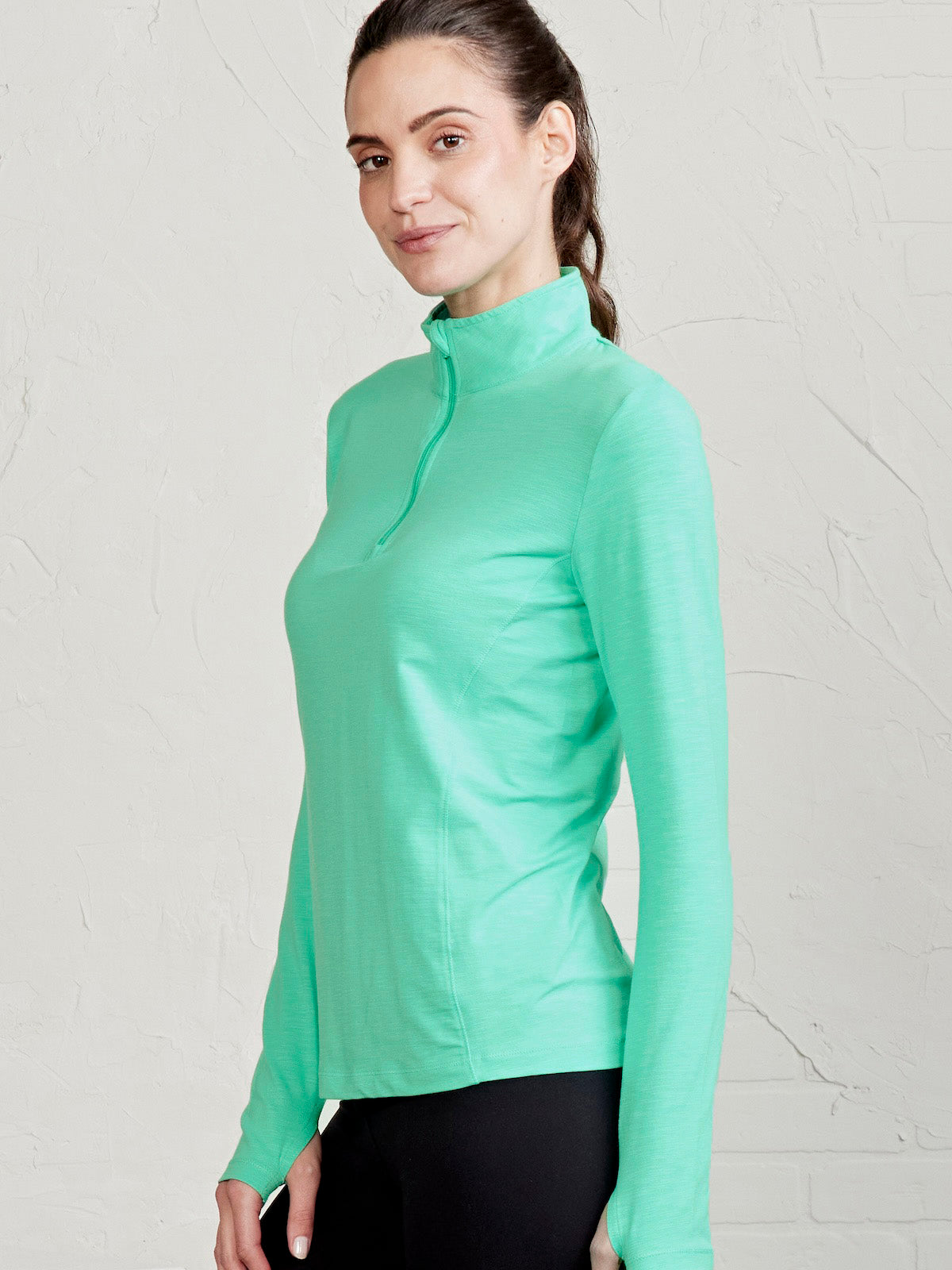 Recess Quarter Zip - tasc Performance (SeaGreen)