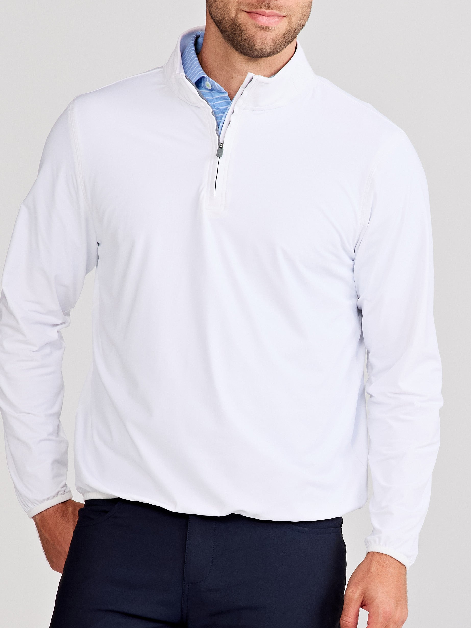 Stratford Performance Quarter Zip - tasc Performance (White)