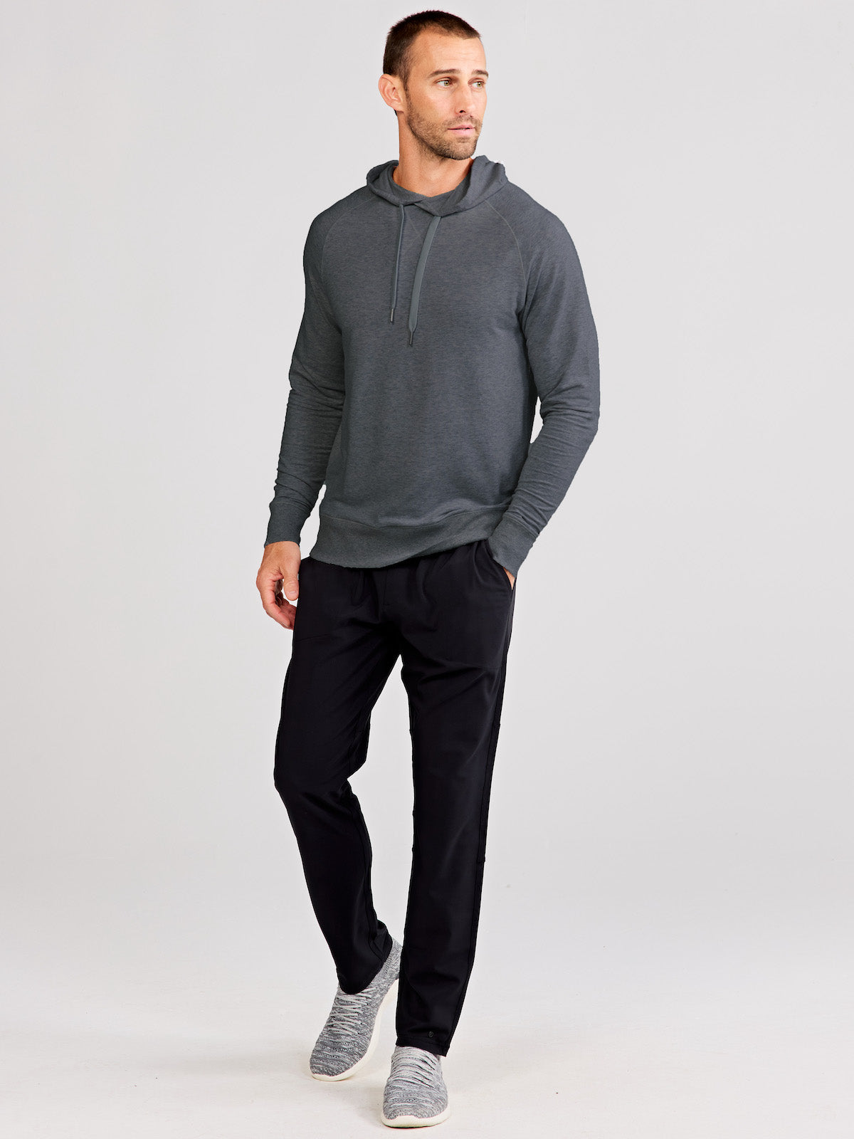 Stadium French Terry Hoodie - tasc Performance (IronHeather)