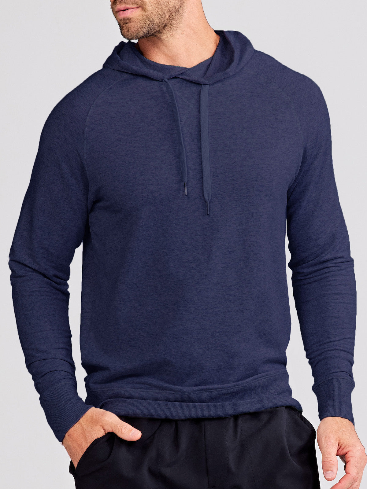 Stadium French Terry Hoodie - tasc Performance (ClassicNavyHeather)