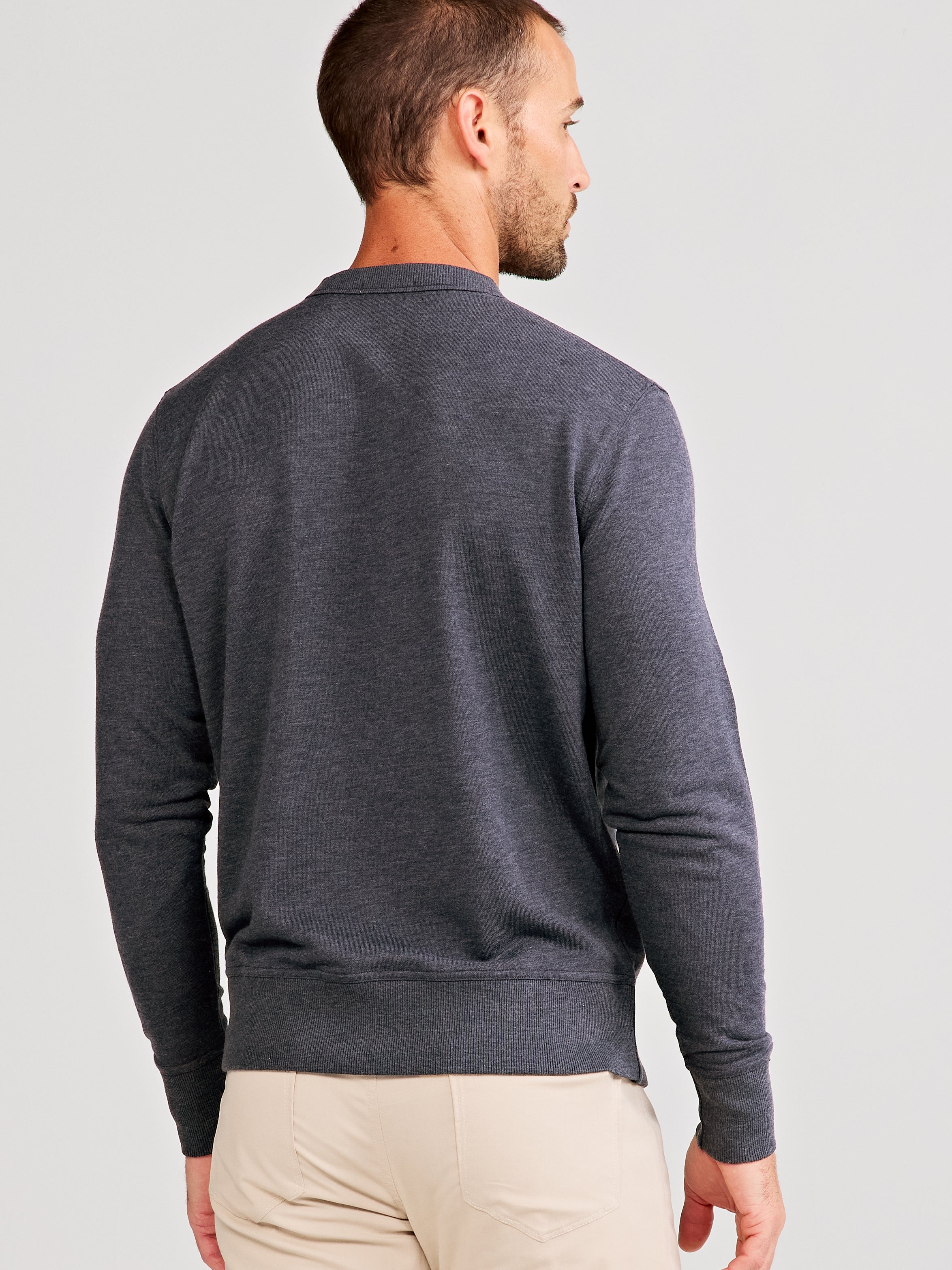 Stadium French Terry Sweatshirt - tasc Performance (IronHeather)