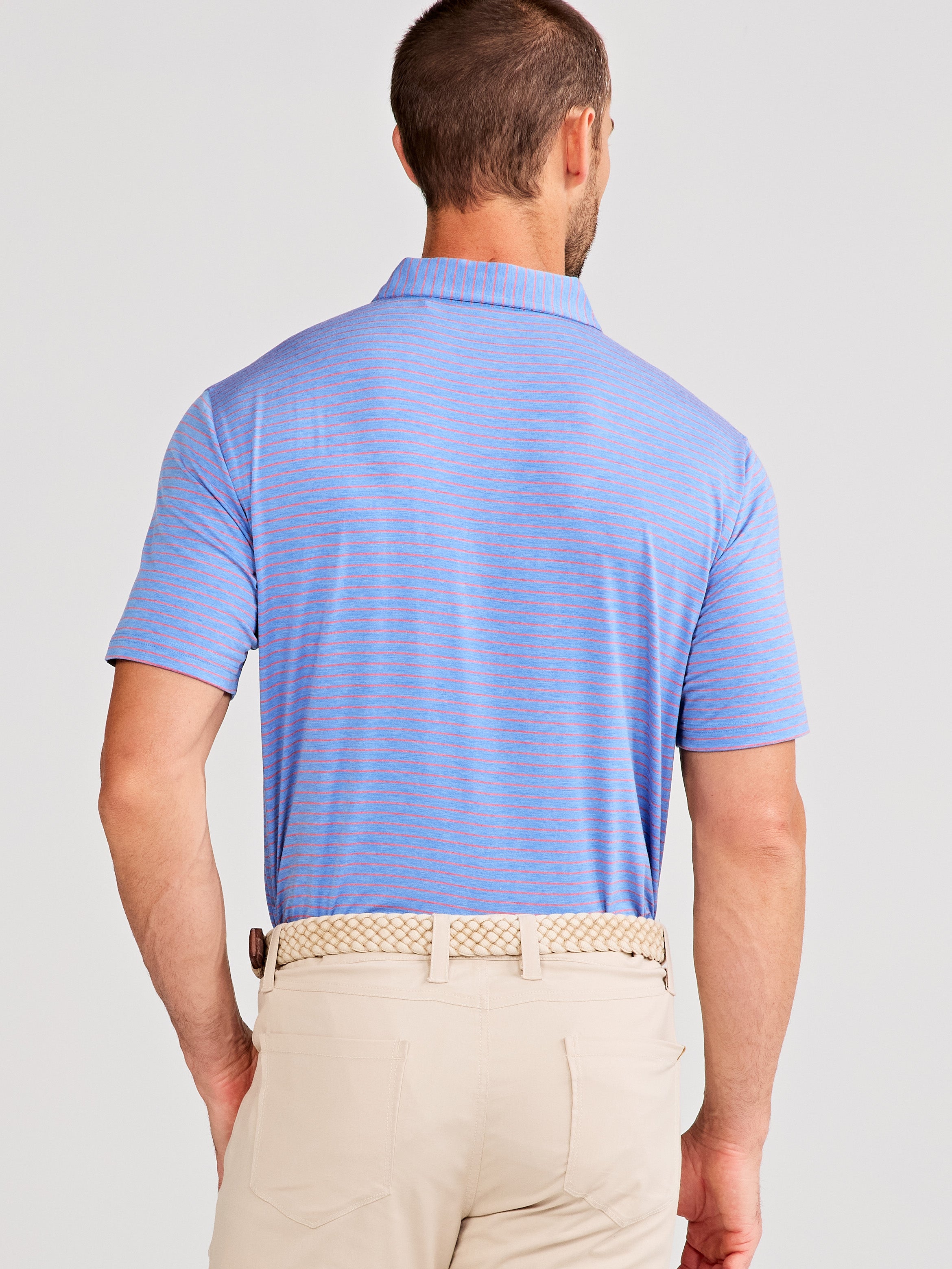 Cloud Lightweight Polo - tasc Performance (BlueTopazHeather/RubyHeather)