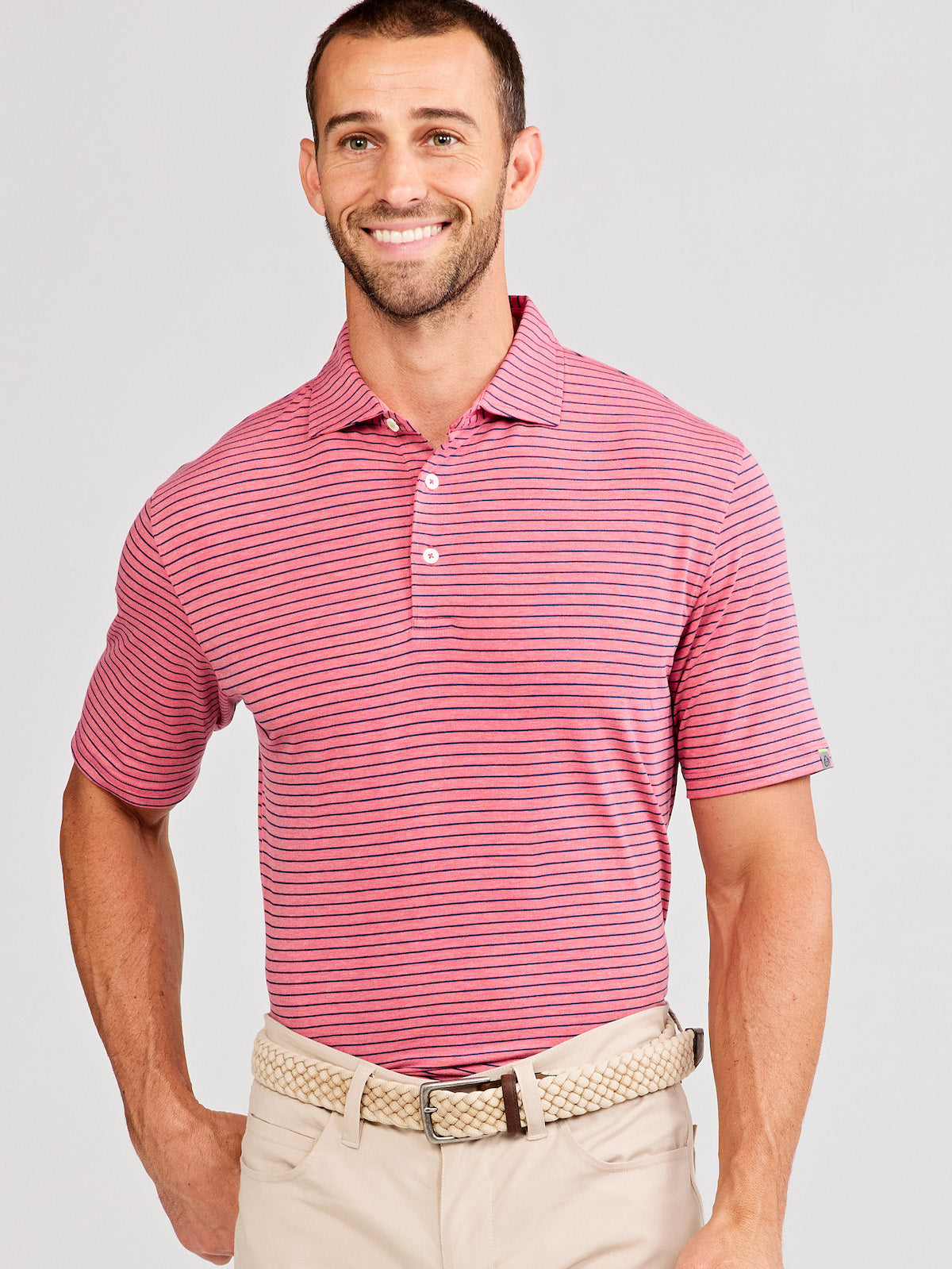 Cloud Lightweight Polo - tasc Performance (RubyHeather/MarineBlue)