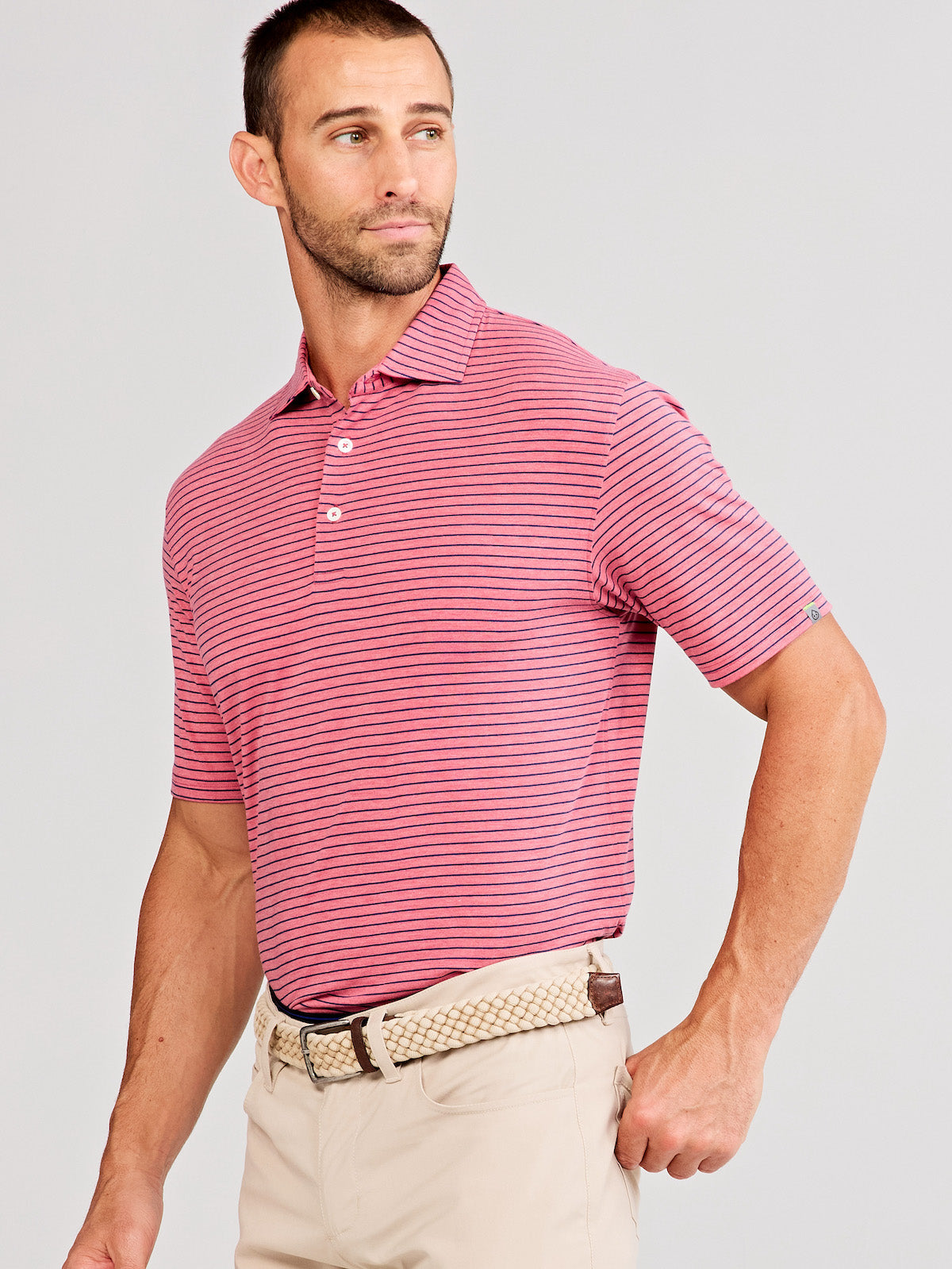 Cloud Lightweight Polo - tasc Performance (RubyHeather/MarineBlue)