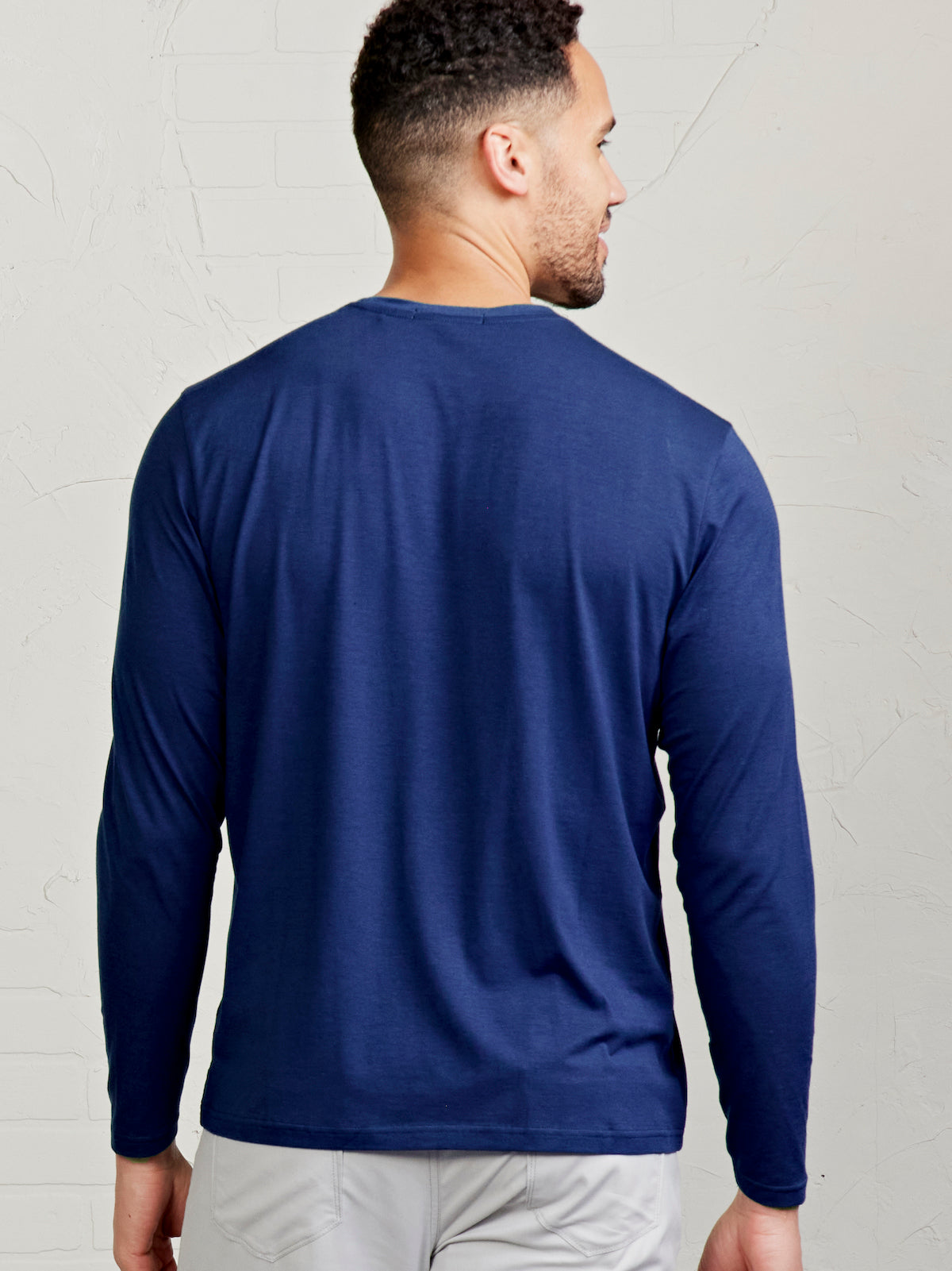 Pimaluxe Long Sleeve T-Shirt tasc Performance (MarineBlue)