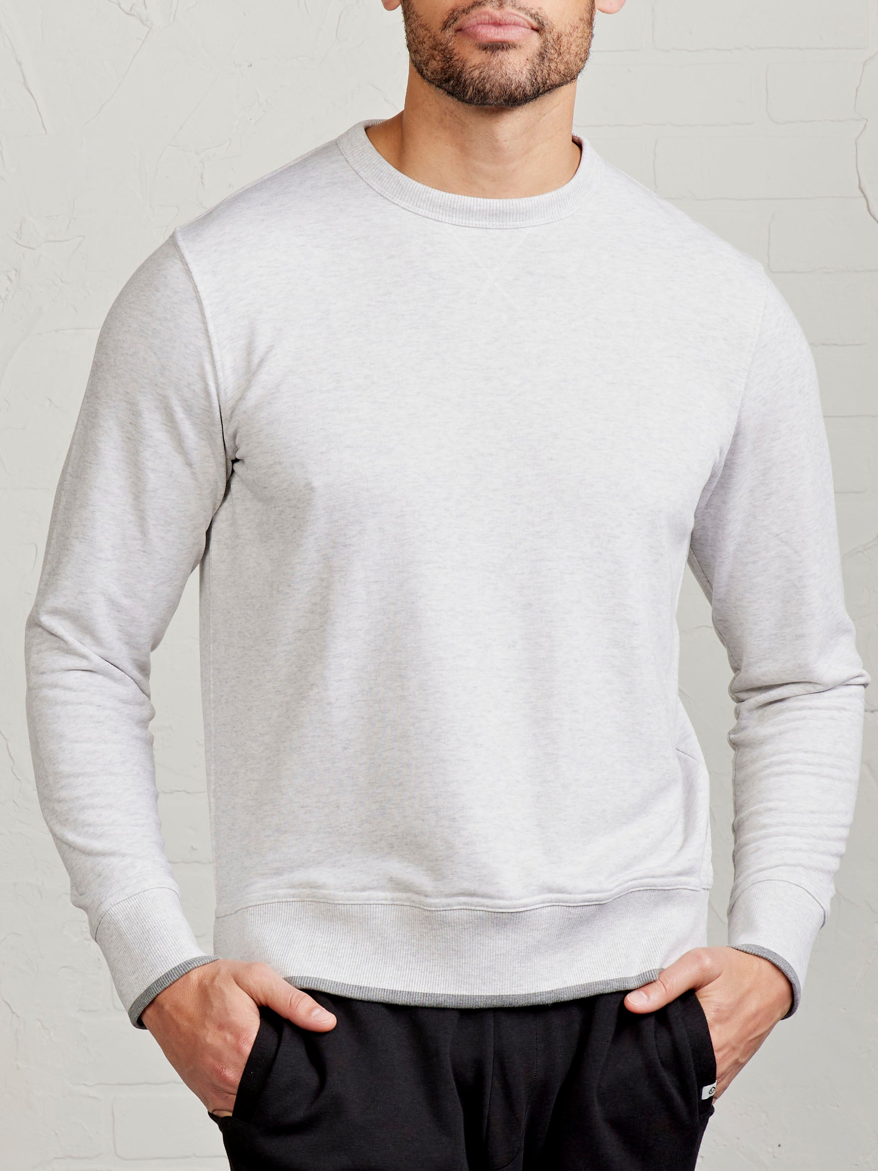 Stadium French Terry Sweatshirt - tasc Performance (MarbleHeather)