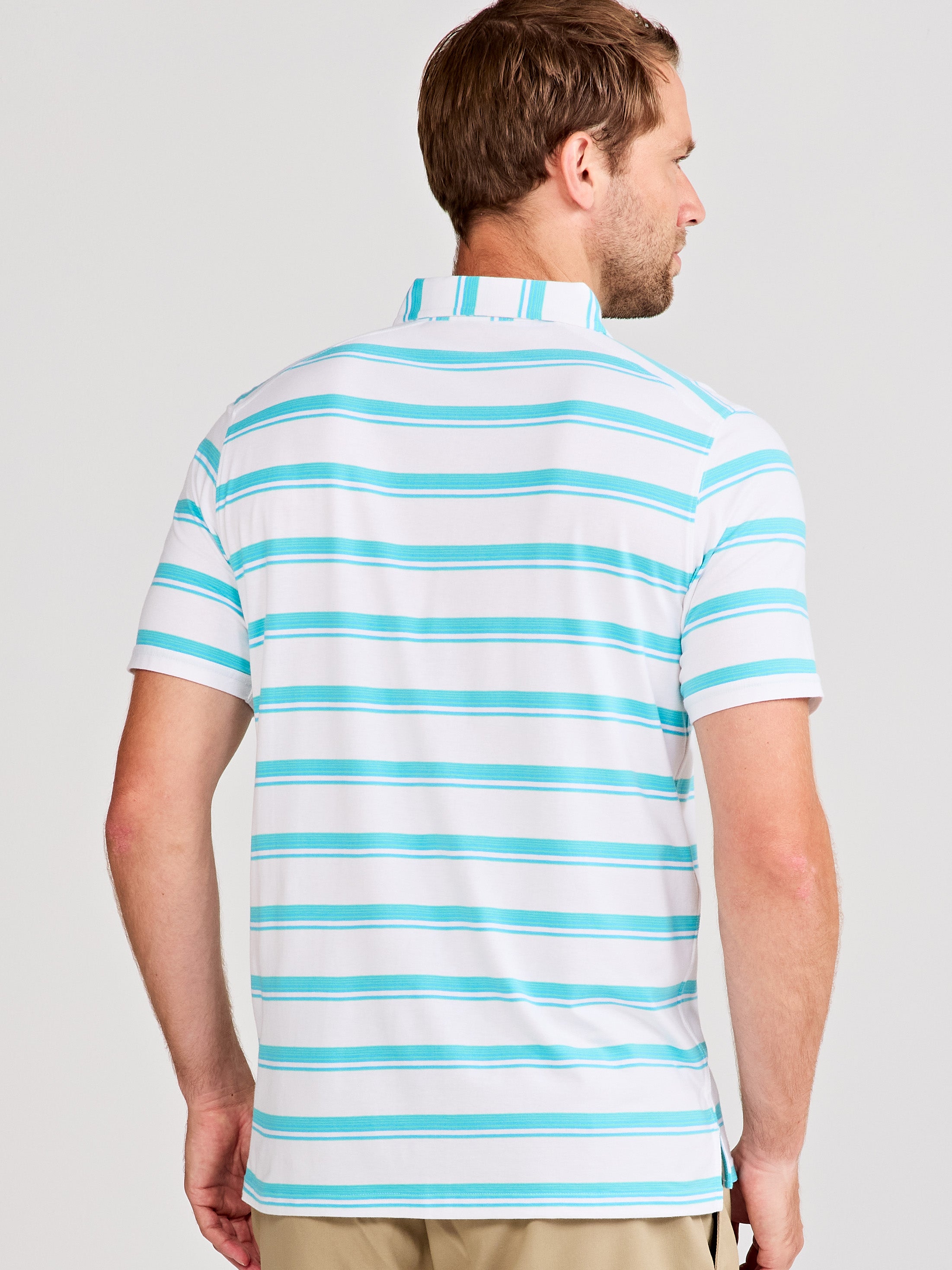 Everywear Polo - Shore Stripe - tasc Performance (WhiteShoreStripe)