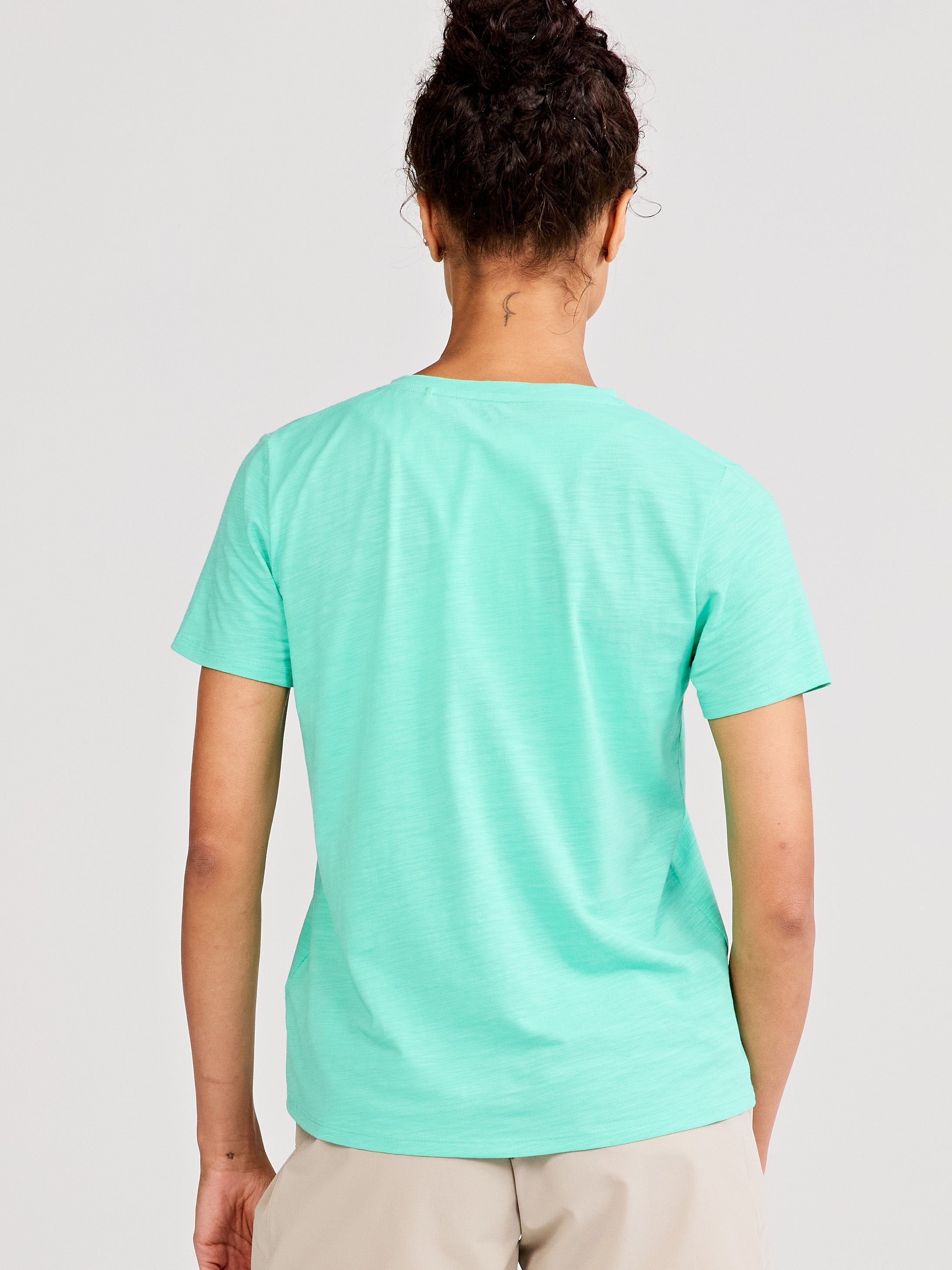 All Day V-Neck T-Shirt - tasc Performance (SeaGreen)