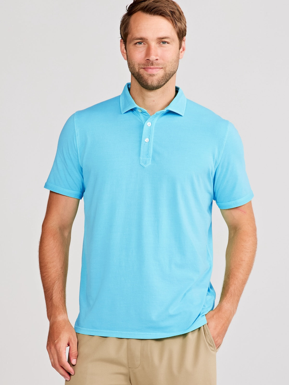 Everywear Pigment Dyed Polo - tasc Performance (Waves)