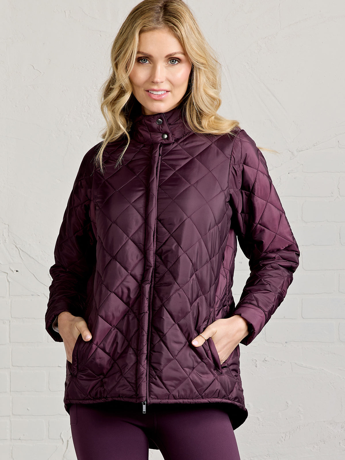 Westchester Quilted Coat tasc Performance (CometPurple)