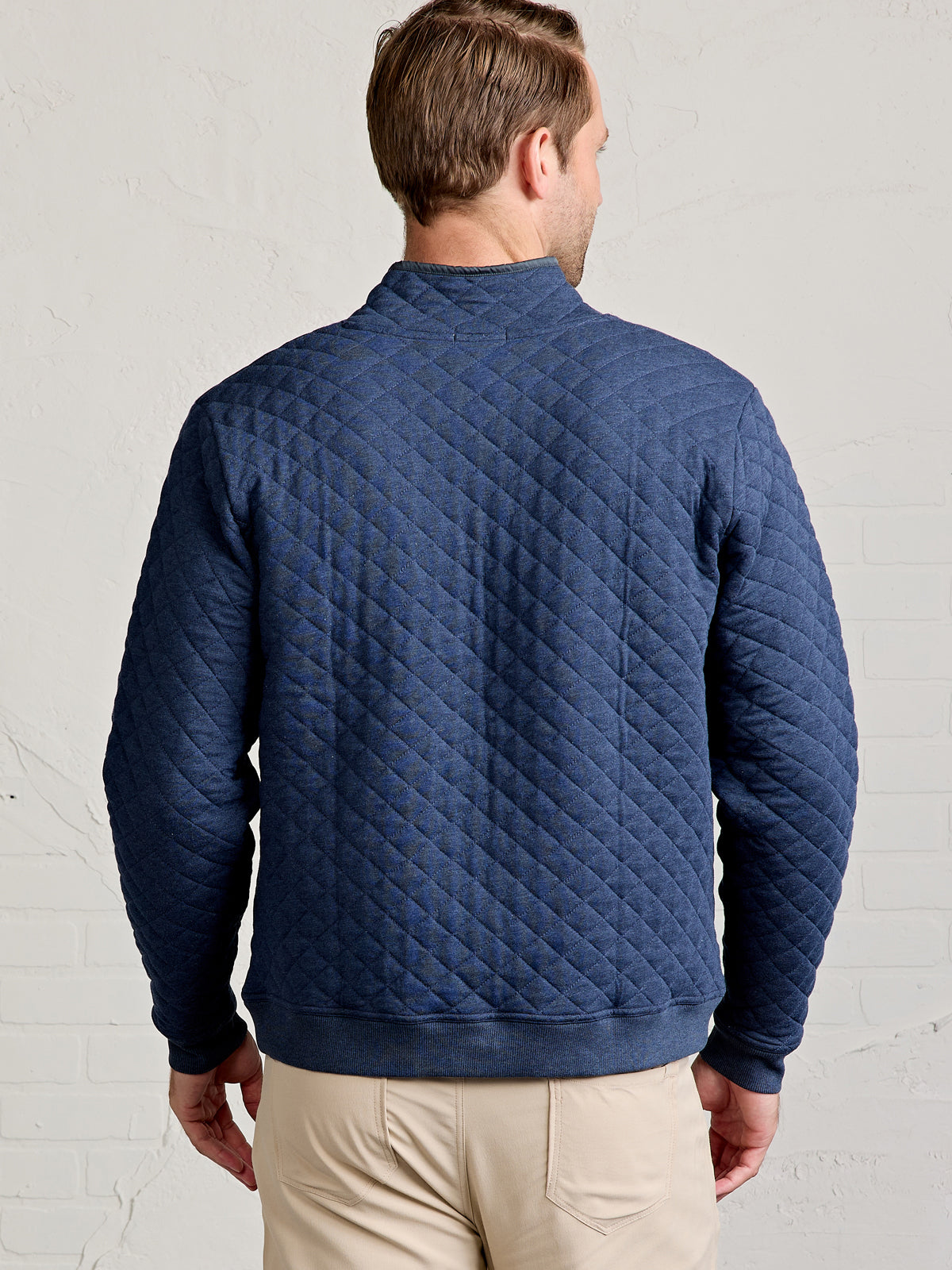 Newport Soft Quilt Pullover tasc Performance (ClassicNavyHeather)