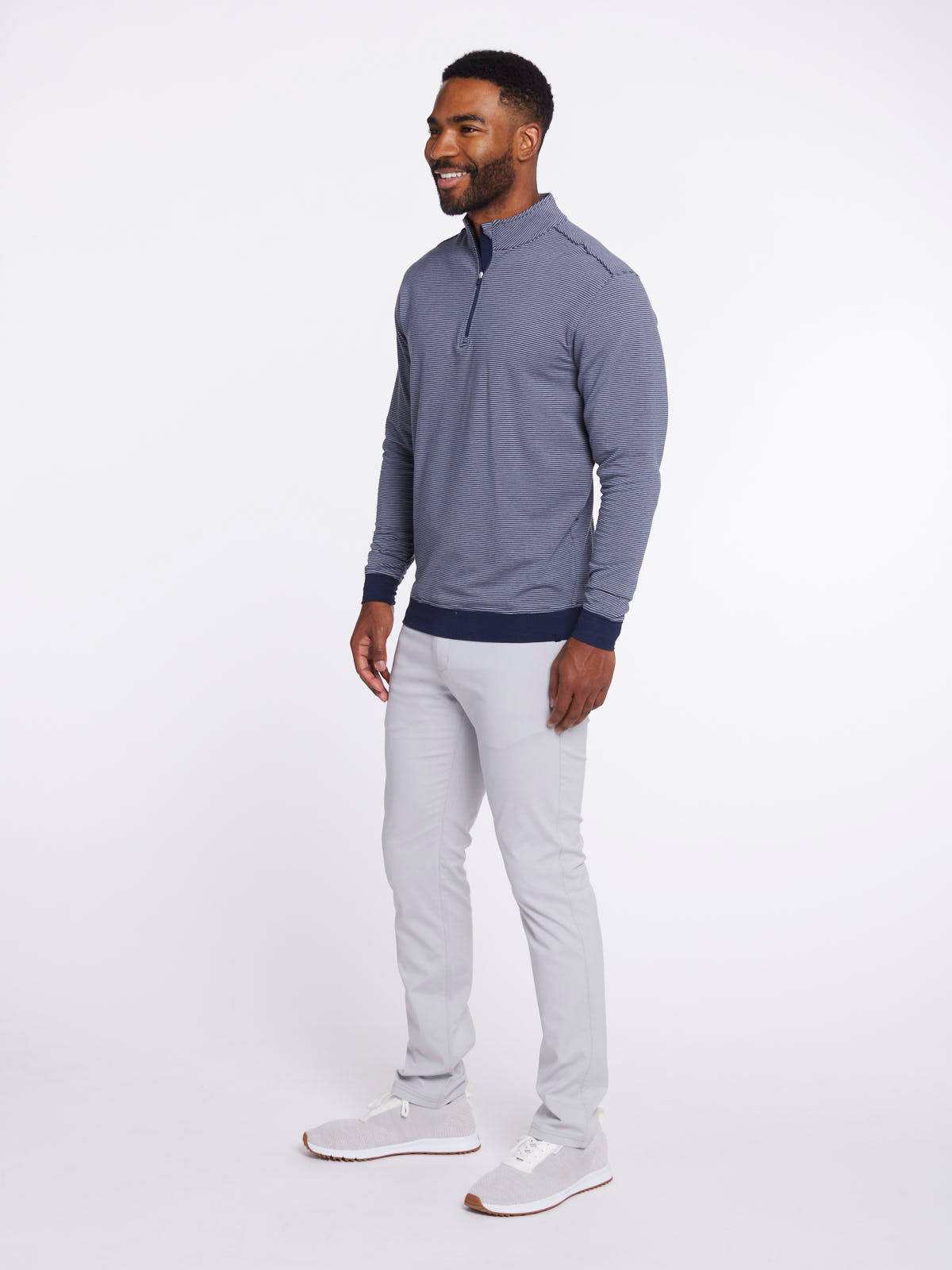 Cloud Golf Quarter Zip - tasc Performance (ClassicNavy/Alloy)