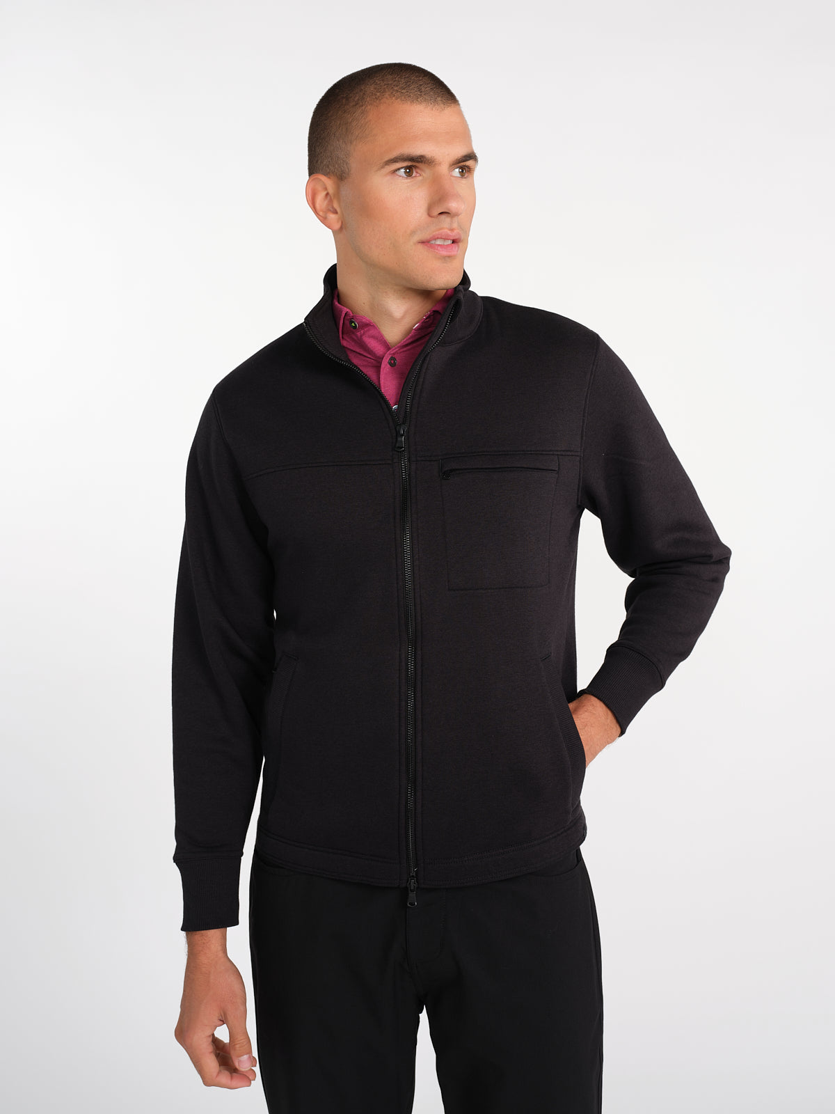 TACVASEN Men's Fleece Jackets Windproof Outdoor Sports Casual Hiking Coat  with Zipper Pocket Winter Fall