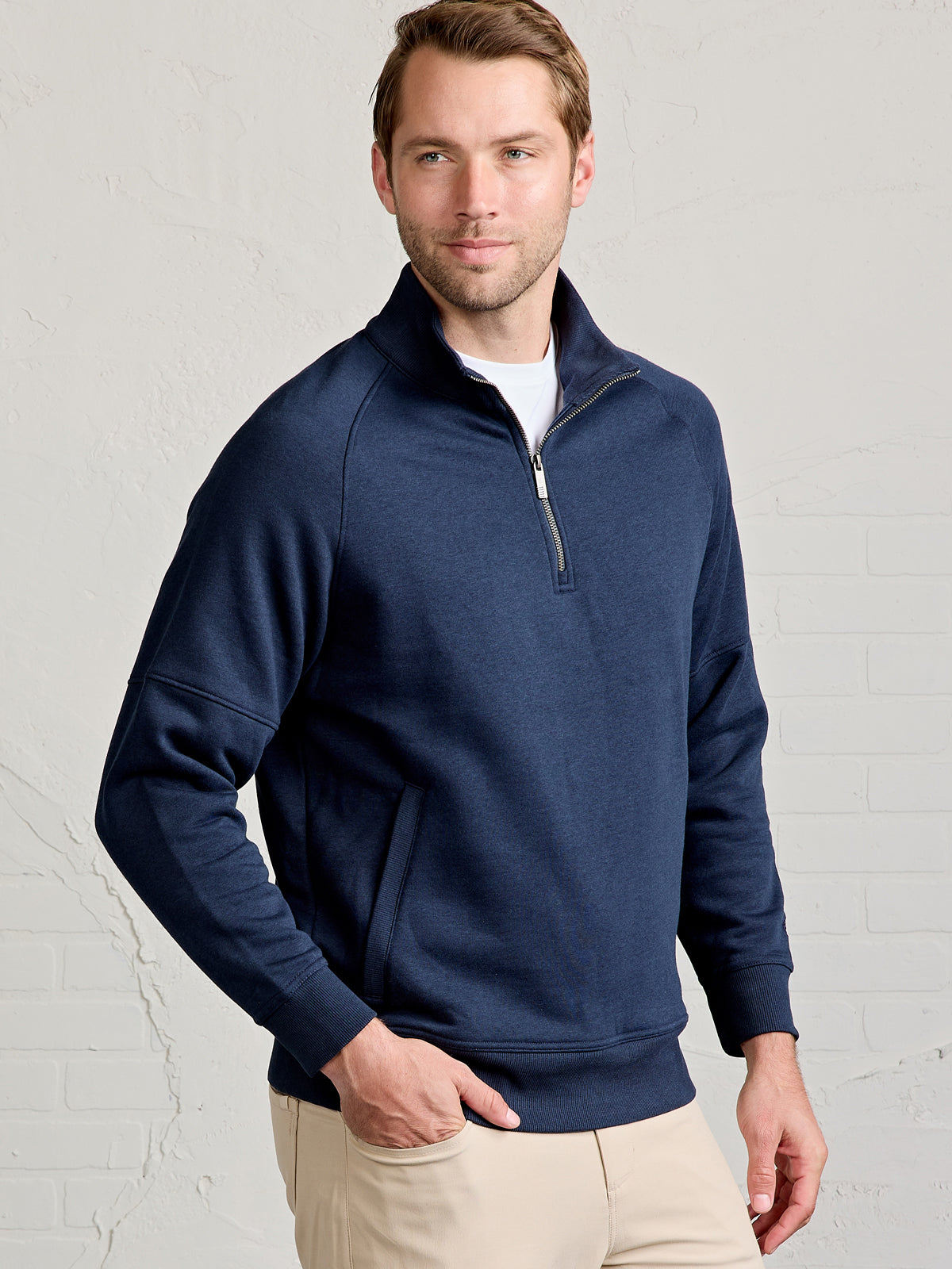 Transcend Fleece 1/4 Zip tasc Performance (ClassicNavy)