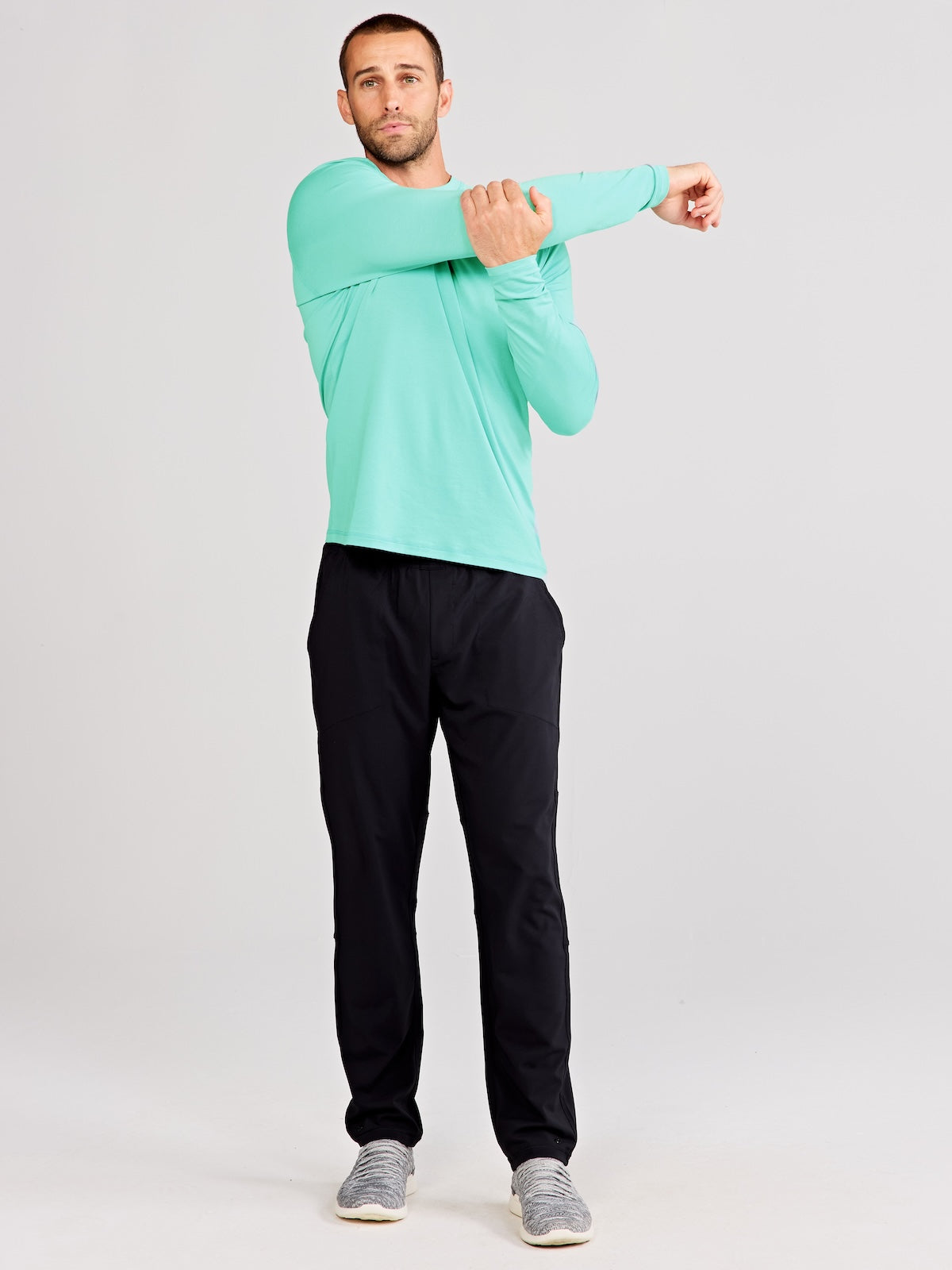 Carrollton Long Sleeve Fitness T-Shirt - tasc Performance (SeaGreen)