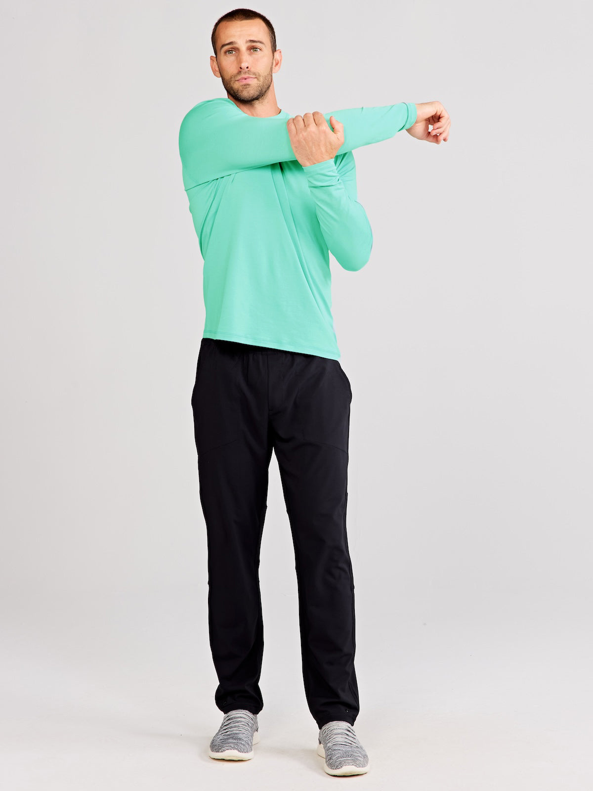 Carrollton Long Sleeve Fitness T-Shirt - tasc Performance (SeaGreen)