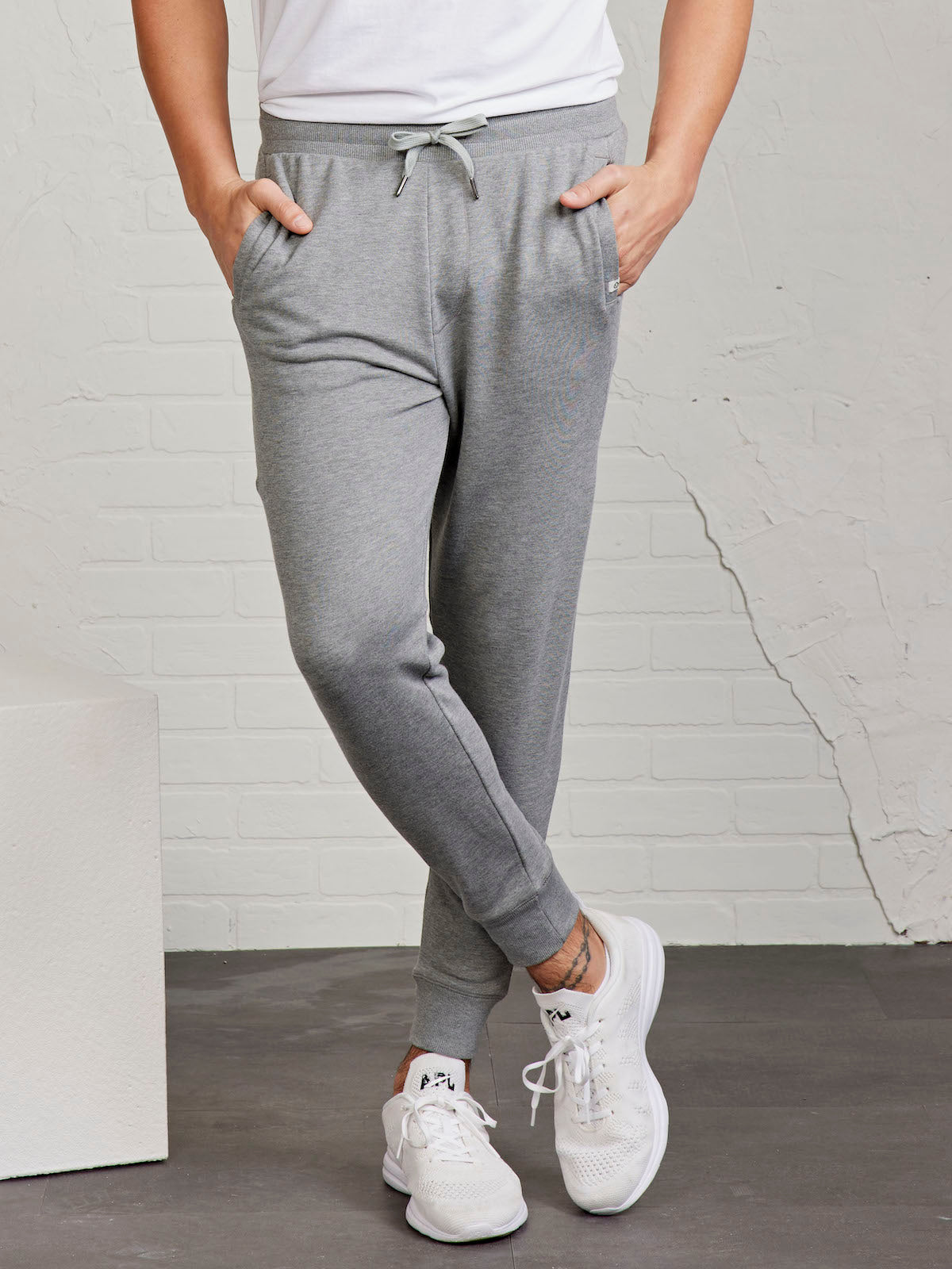 Stadium French Terry Jogger - tasc Performance (HeatherGray)