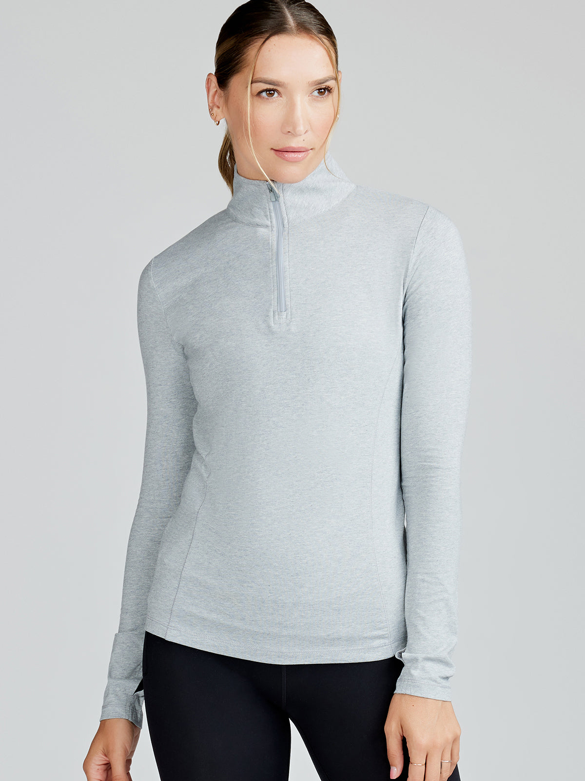 Recess Quarter Zip - tasc Performance (PerfectGrayHeather)