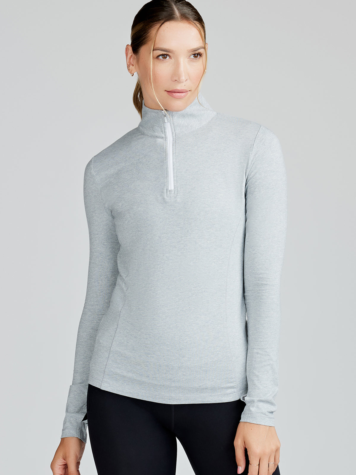 Recess Quarter Zip - tasc Performance (PerfectGrayHeather)