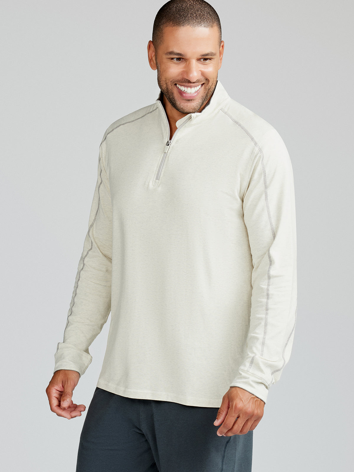 Lightweight quarter zip online pullover men's