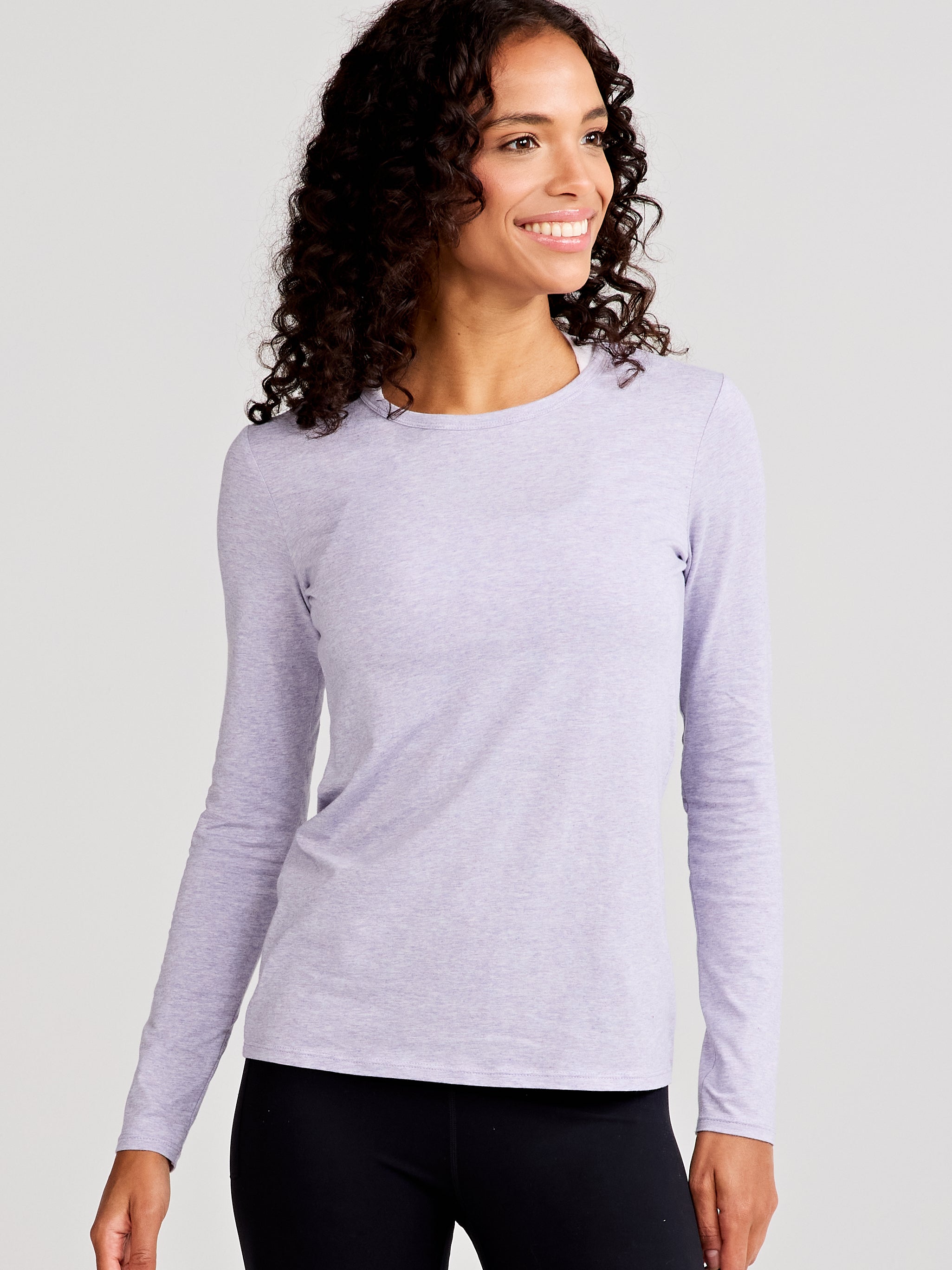 Nola crewneck long sleeve - tasc performance (LavenderHeather)