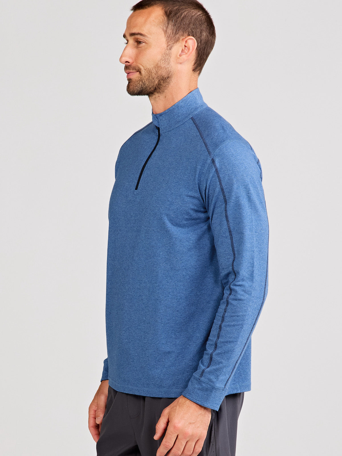 Carrollton Lightweight Quarter Zip tasc Performance (BlueJaspe)