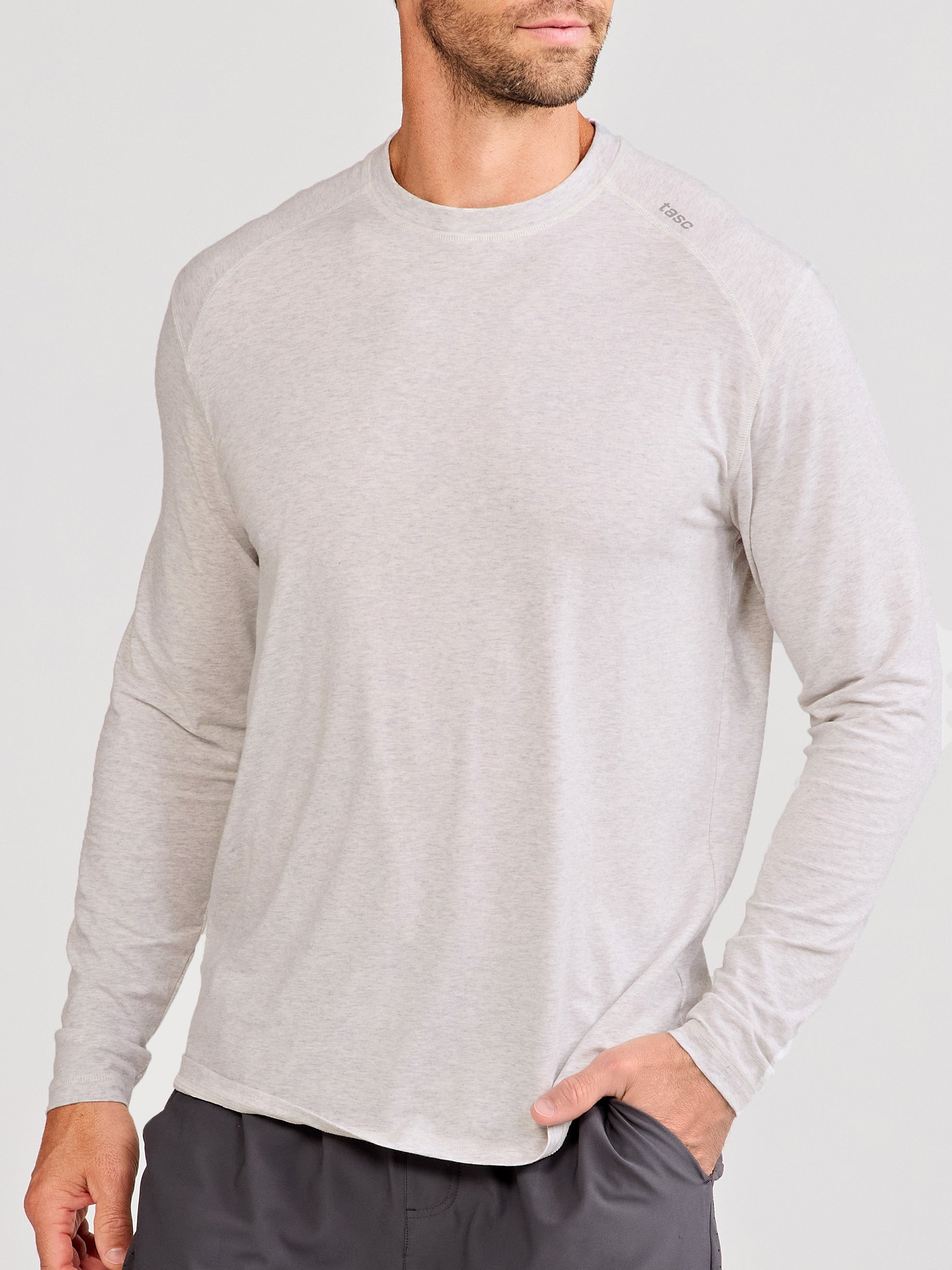 Carrollton Fitness Long Sleeve tasc Performance (MarbleHeather)