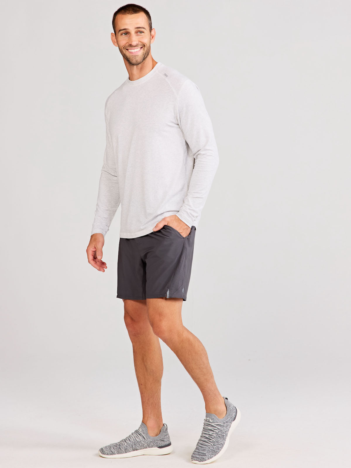 Carrollton Fitness Long Sleeve tasc Performance (MarbleHeather)