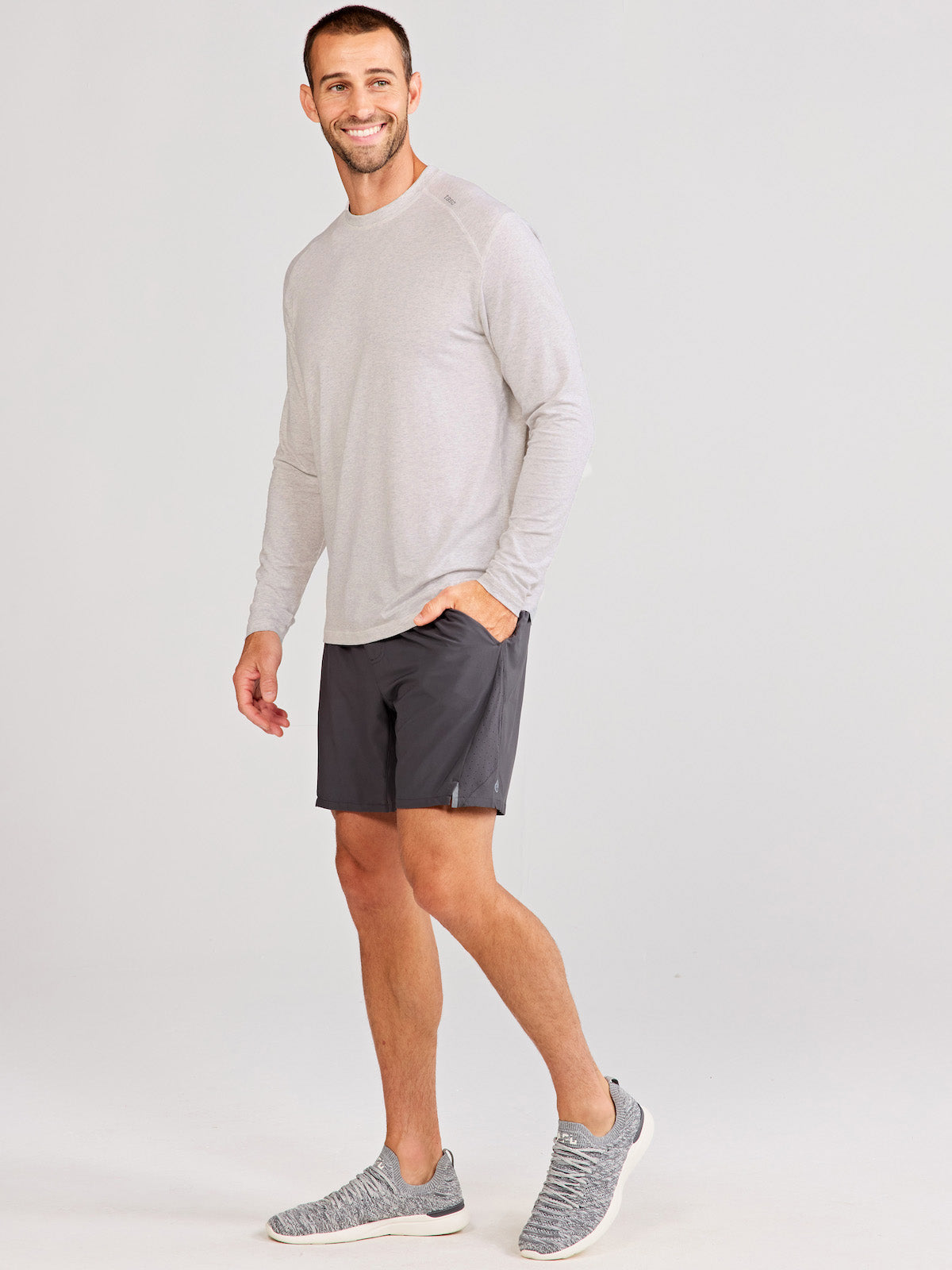 Carrollton Fitness Long Sleeve tasc Performance (MarbleHeather)