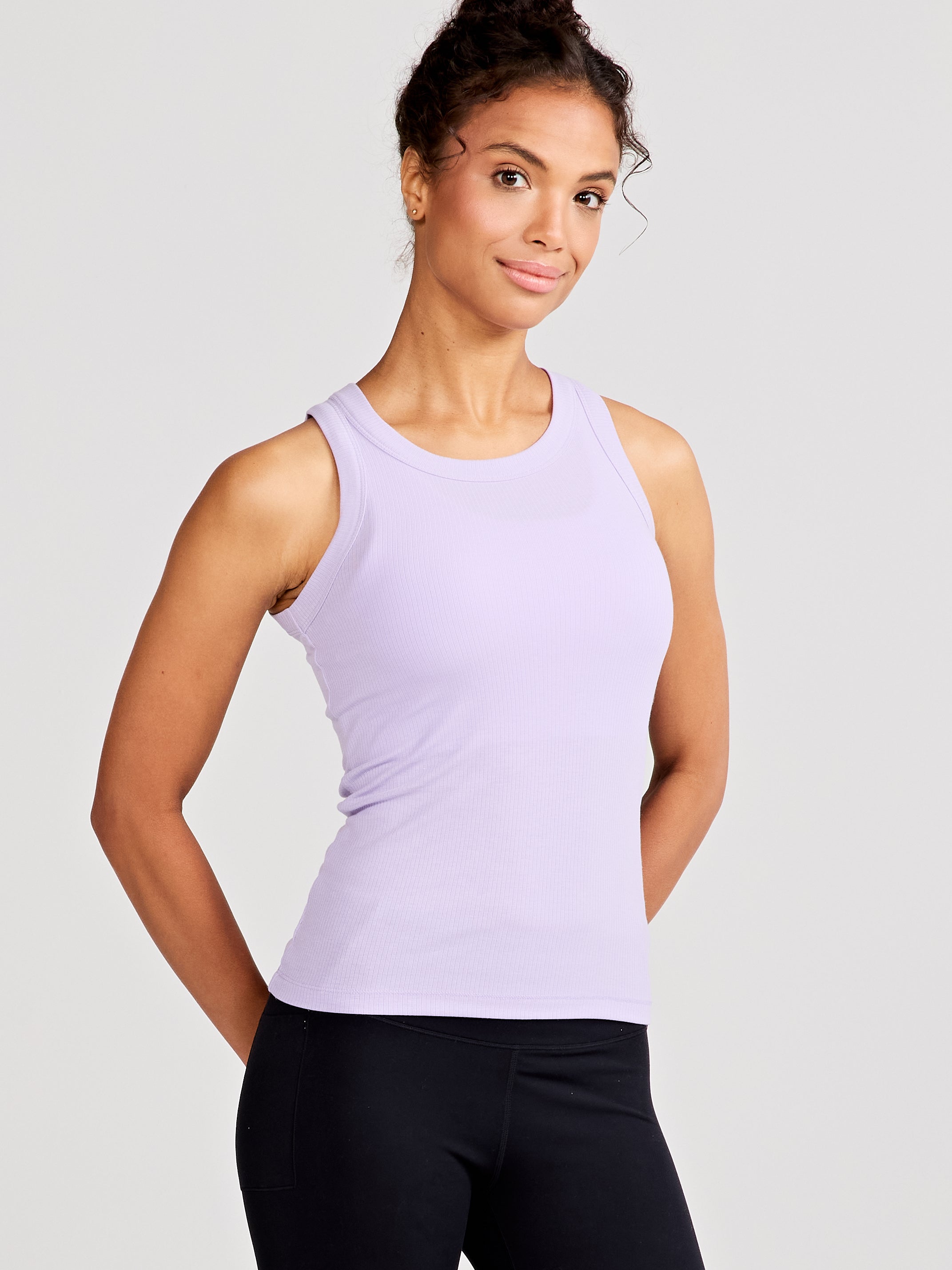 MicroLuxe Rib Tank - tasc Performance (LavenderCrystal)