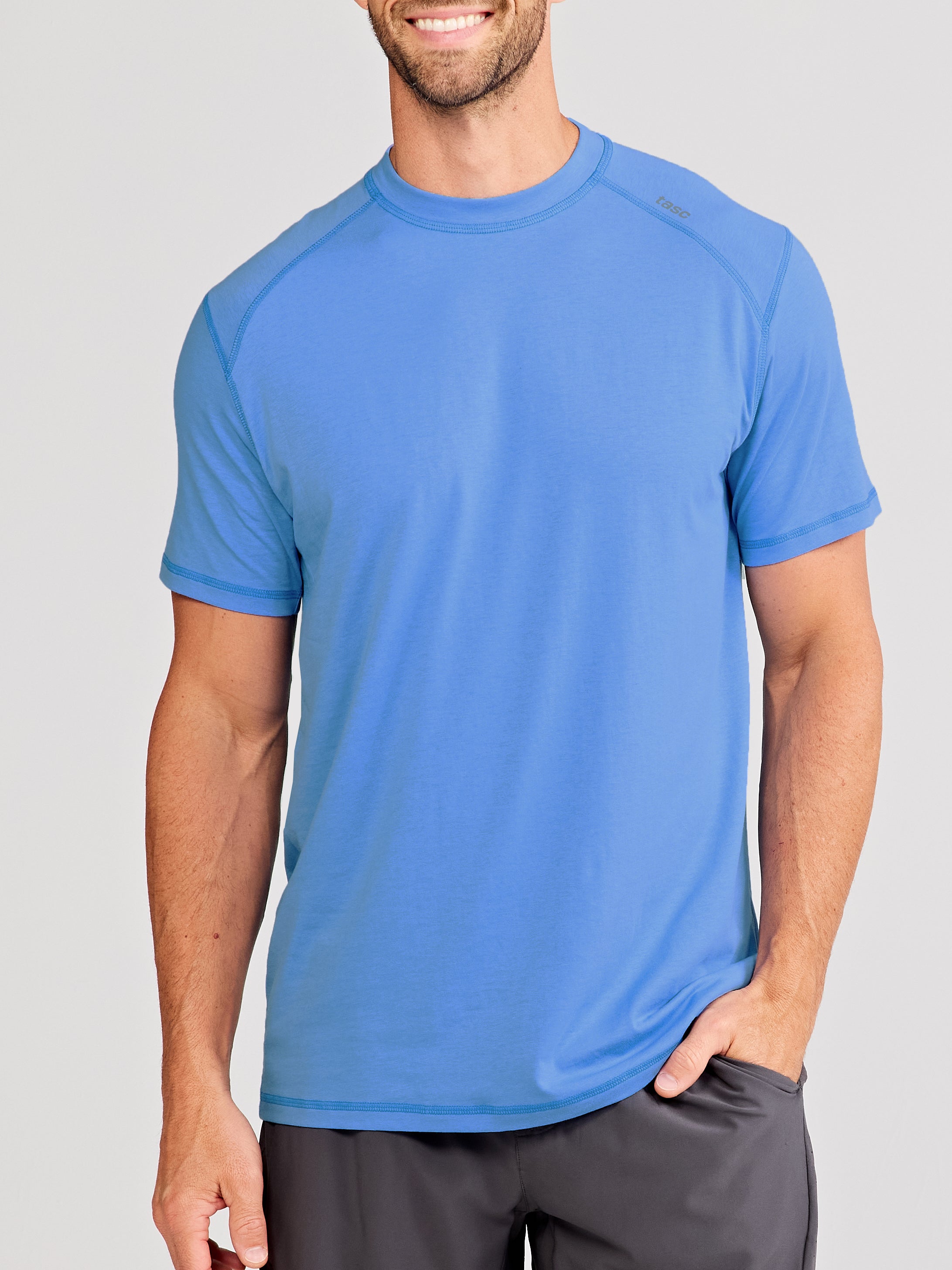 Carrollton Fitness T-Shirt tasc Performance (BlueTopaz)