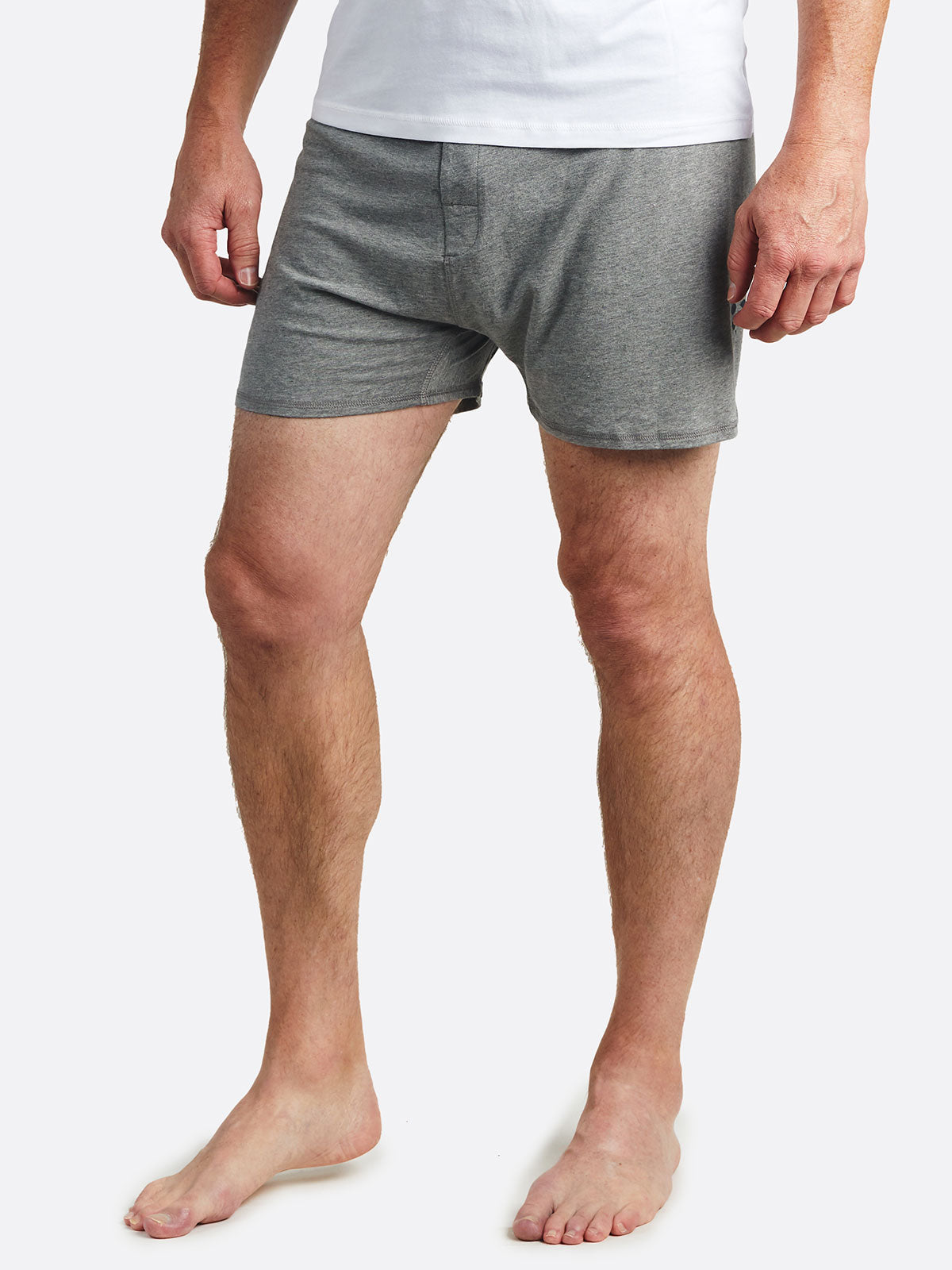 BamBare Bamboo Comfort Boxer - tasc Performance (LightHeatherGray)