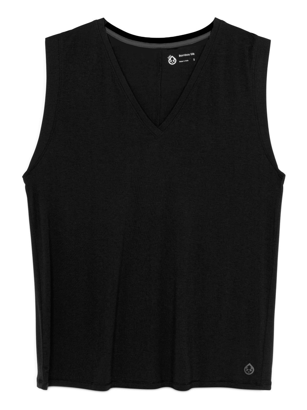 Bamboo Silk V-Neck - tasc Performance (Black)