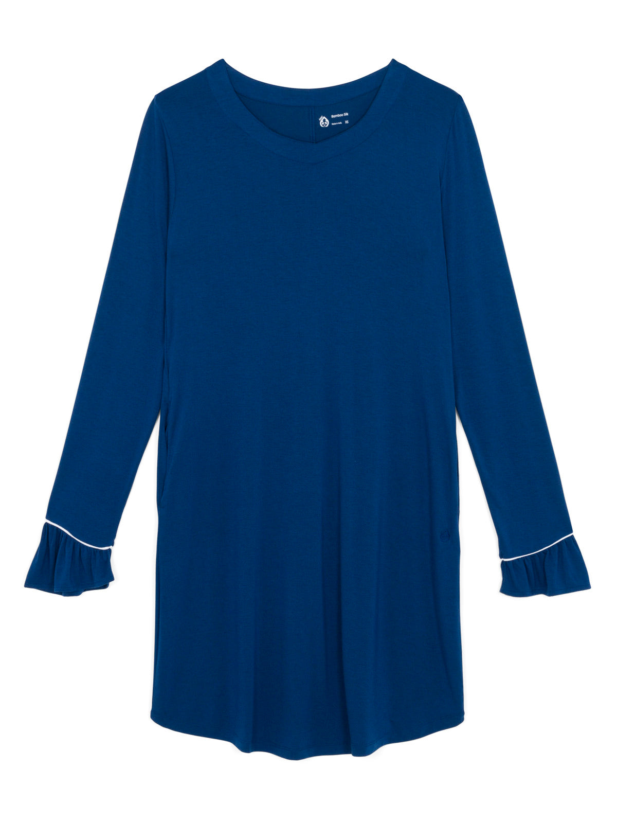 tasc Performance Bamboo Silk Sleep Dress (MarineBlue)