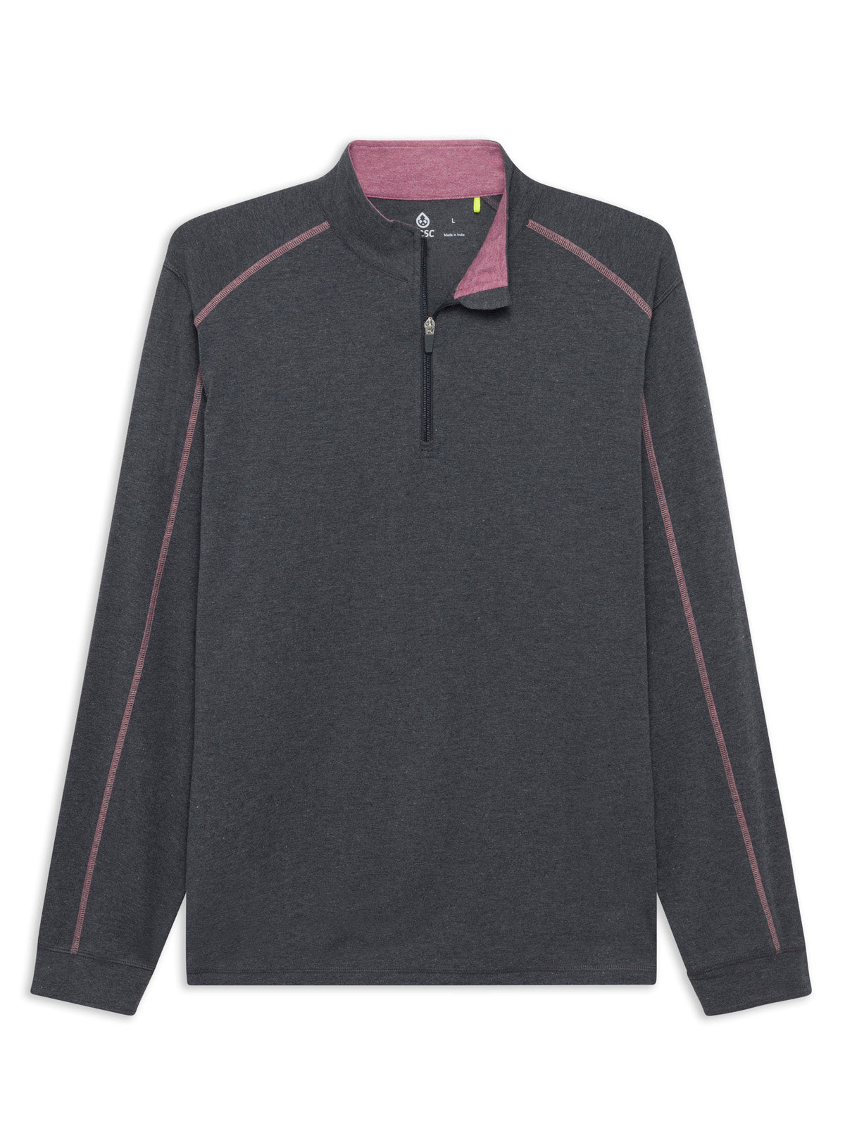 Carrollton 1/4 Zip - tasc Performance (IronHeather/AuroraHeather)