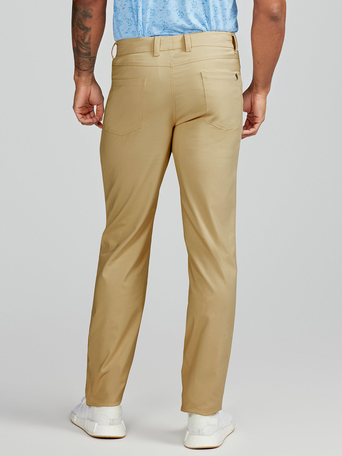 Athletic Fit Stretch Pants - Lightweight Heathered Bamboo - State