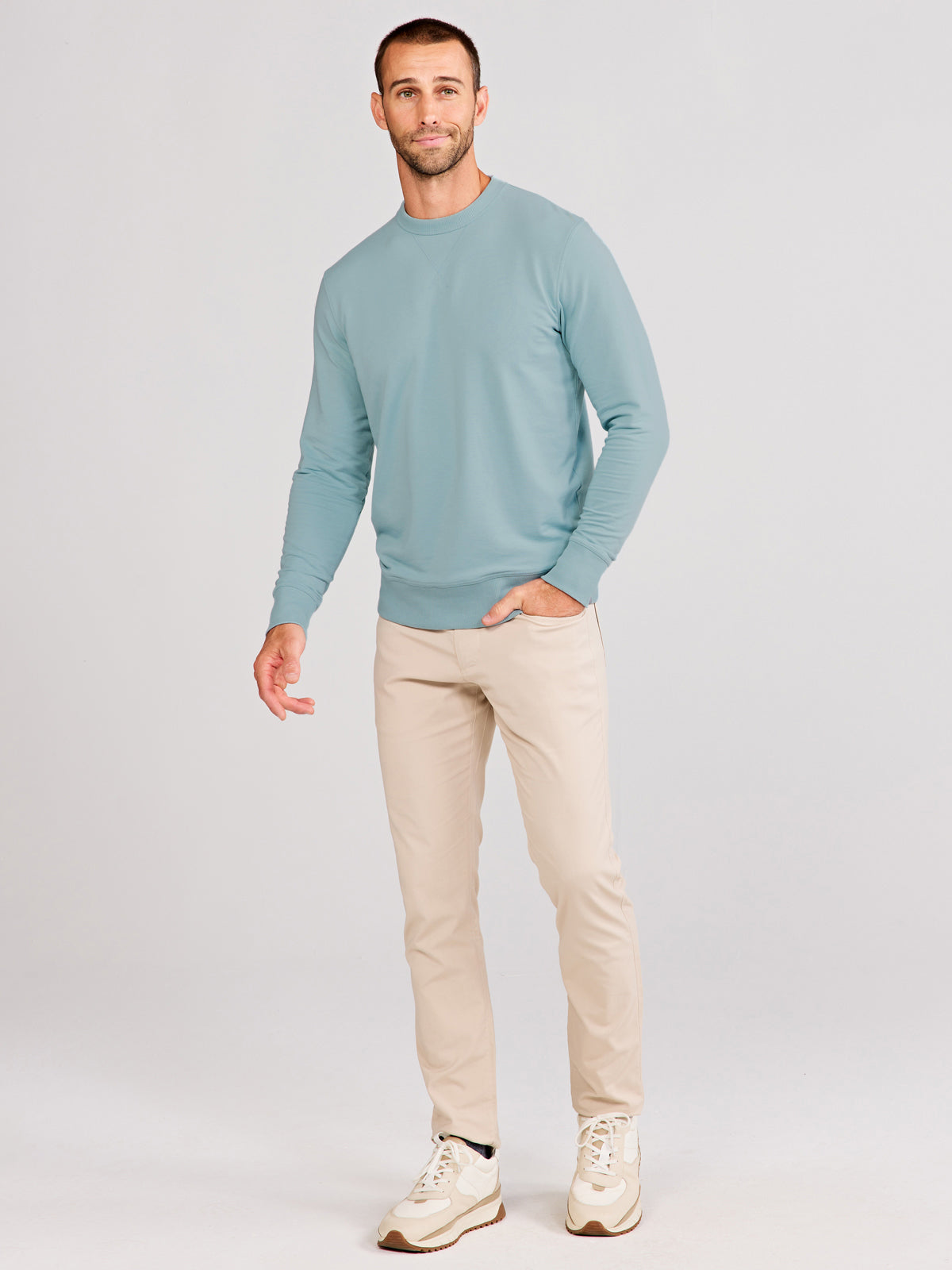 Varsity French Terry Sweatshirt - tasc Performance (Horizon)