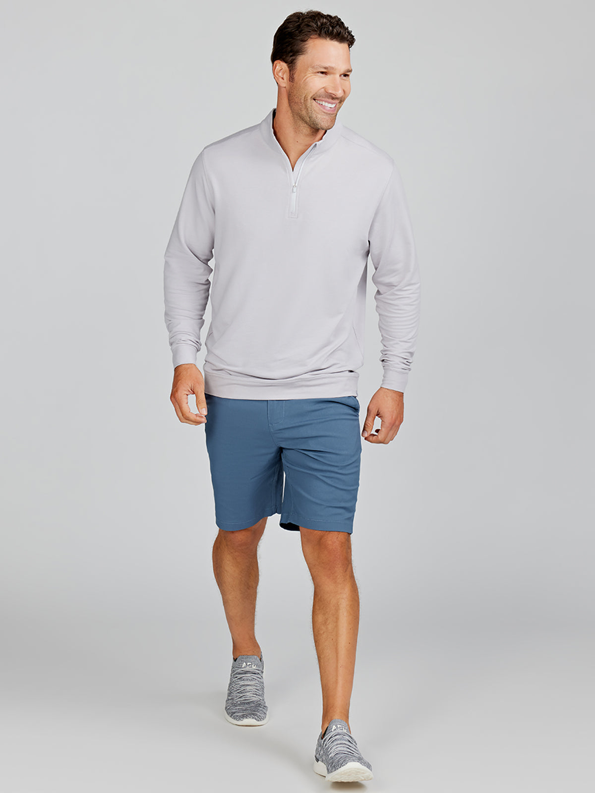 Men's Cloud French Terry Quarter Zip | tasc Performance