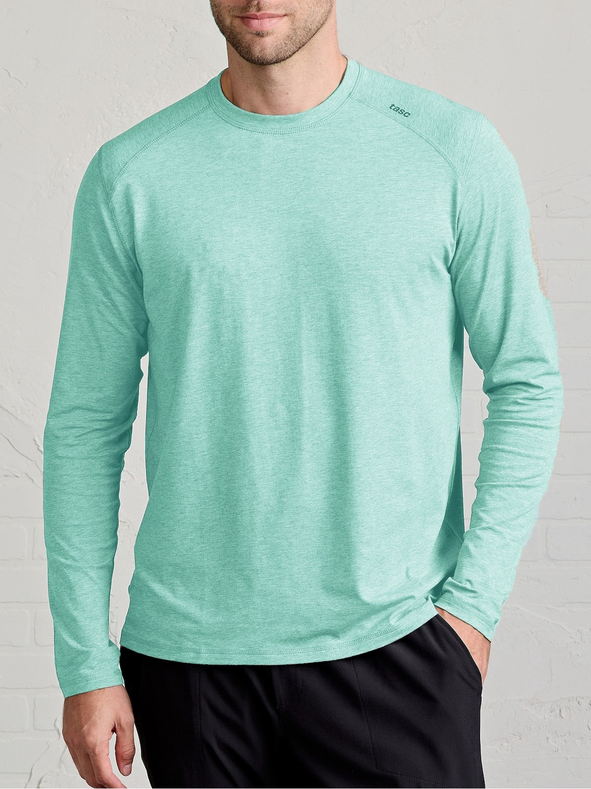 Carrollton Long Sleeve Fitness T-Shirt - tasc Performance (SeaGreen)