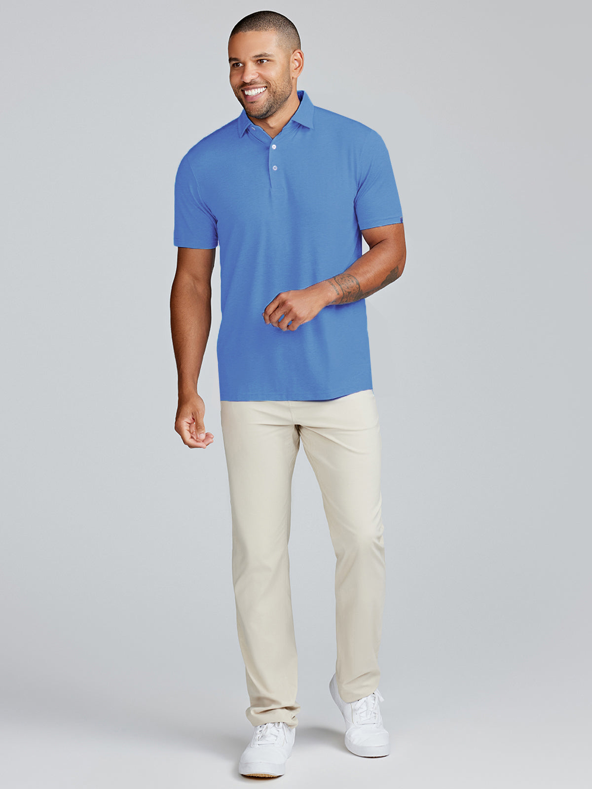 Cloud Lightweight Polo - tasc Performance (BlueTopazHeather)