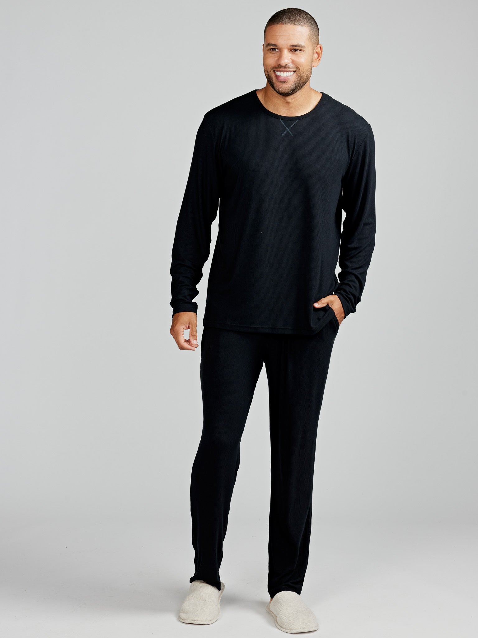 MicroLuxe Rib Long Sleeve - tasc Performance (Black)