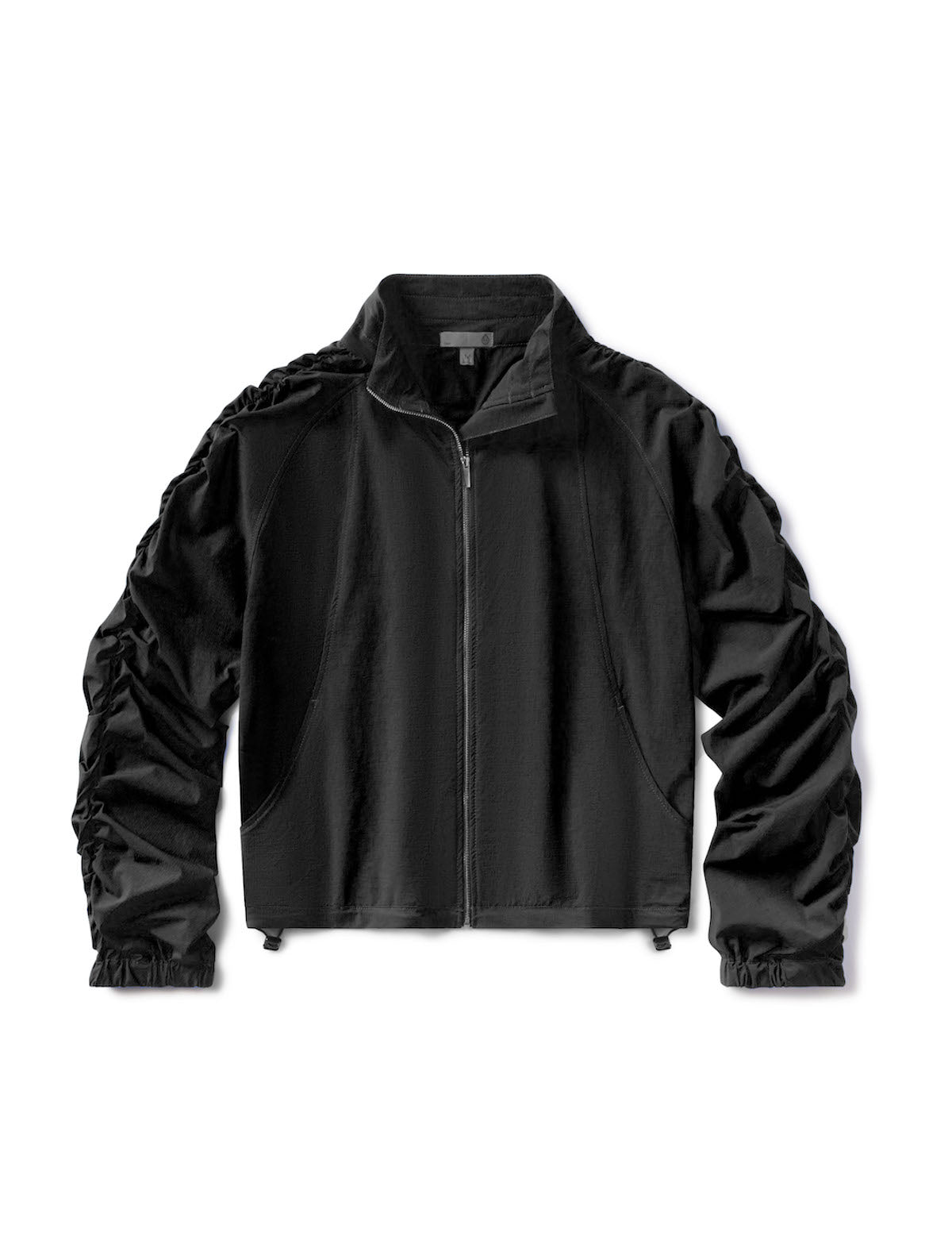 Jet Set Ruched Windbreaker - tasc Performance (Black)