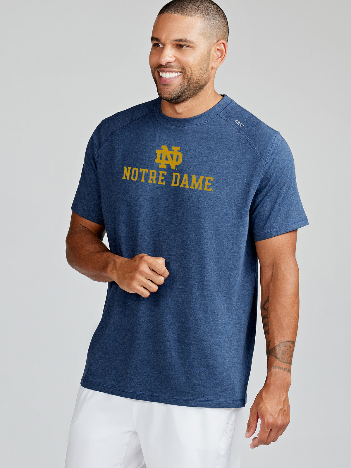 Carrollton Fitness T-Shirt - Notre Dame - tasc Performance (ClassicNavy)