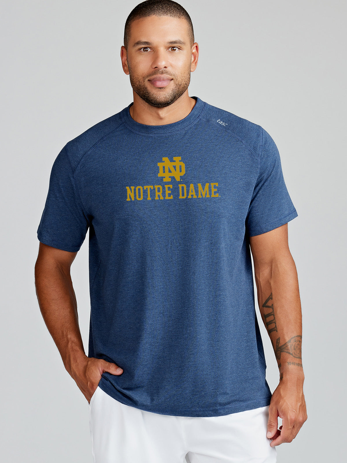 Carrollton Fitness T-Shirt - Notre Dame - tasc Performance (ClassicNavy)