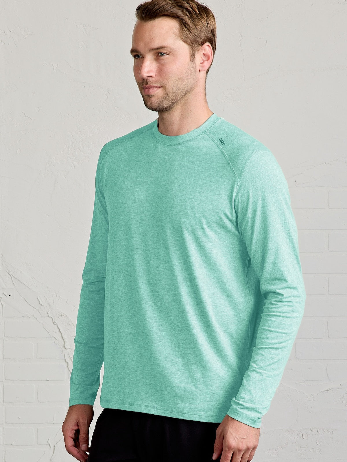 Carrollton Long Sleeve Fitness T-Shirt - tasc Performance (SeaGreen)